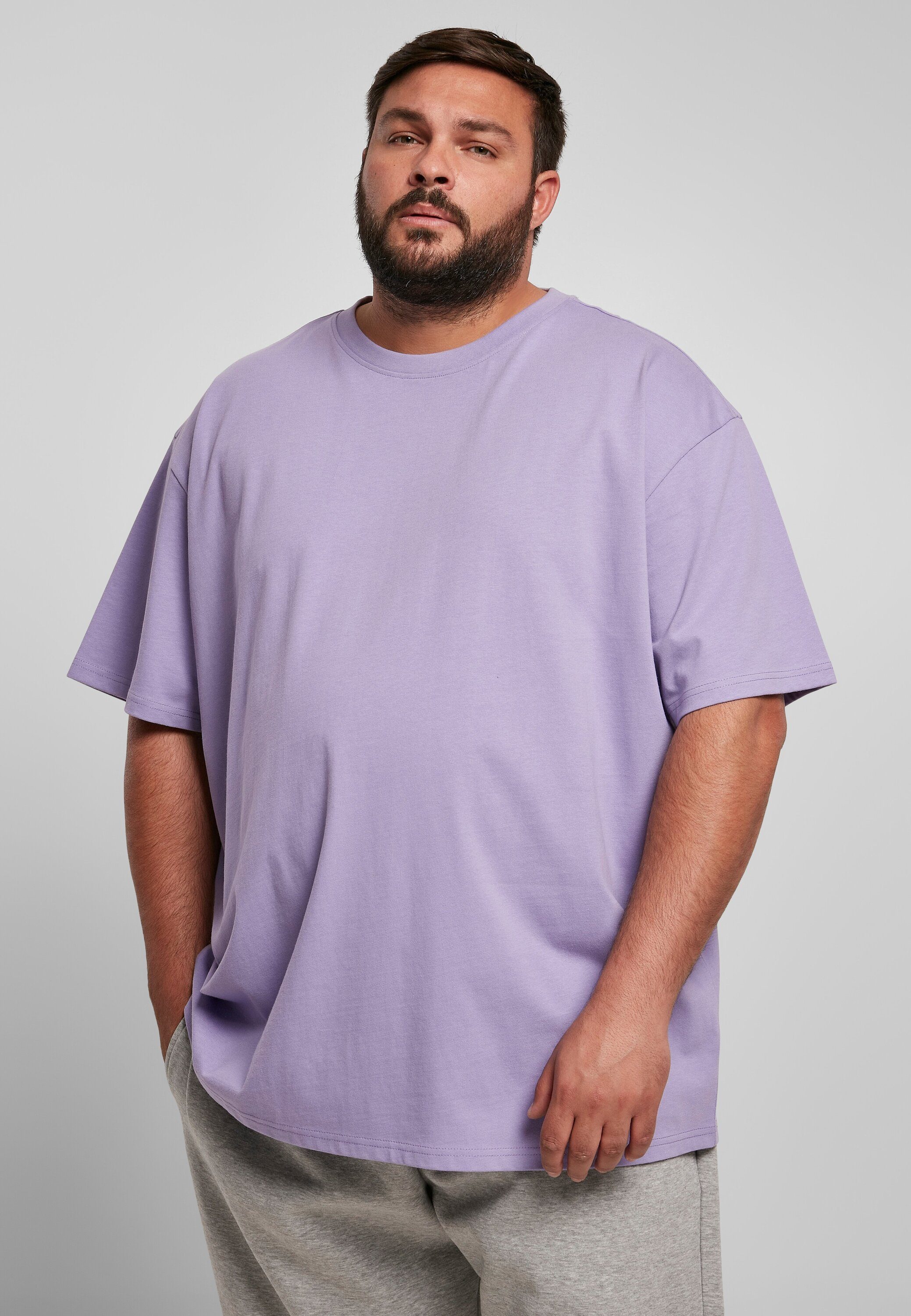 URBAN CLASSICS T-Shirt Herren Heavy Oversized Tee (1-tlg) lavender