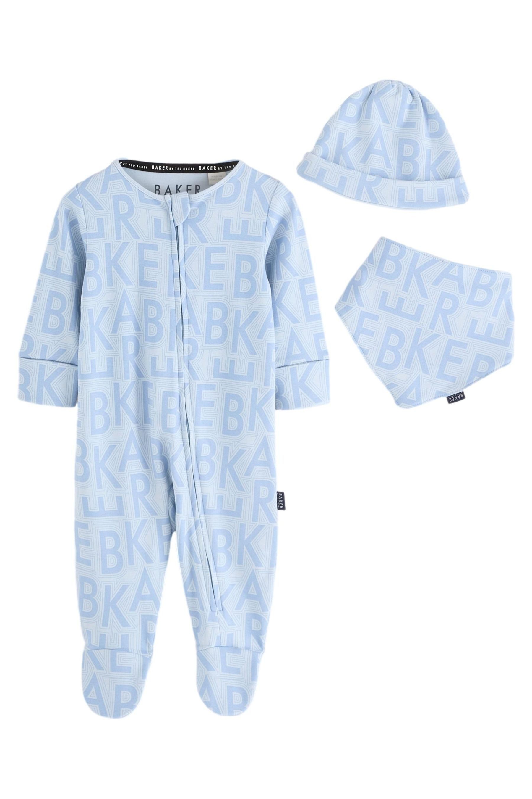 Schlafoverall Baker by Ted Baker Schlafanzug, Mütze, Lätzchen