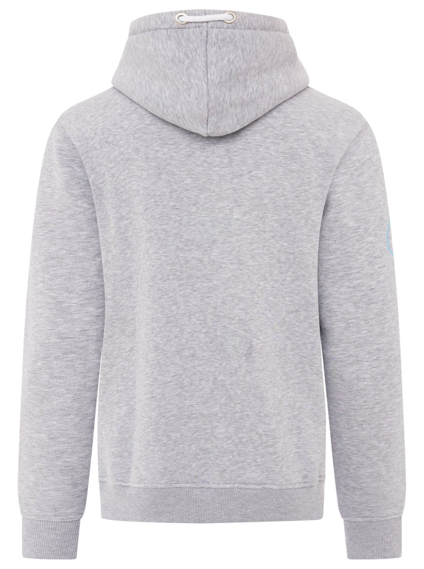 Zwillingsherz Hoodie "Moin" mit gesticktem Schriftzug und Ankermotiv am Ärmel