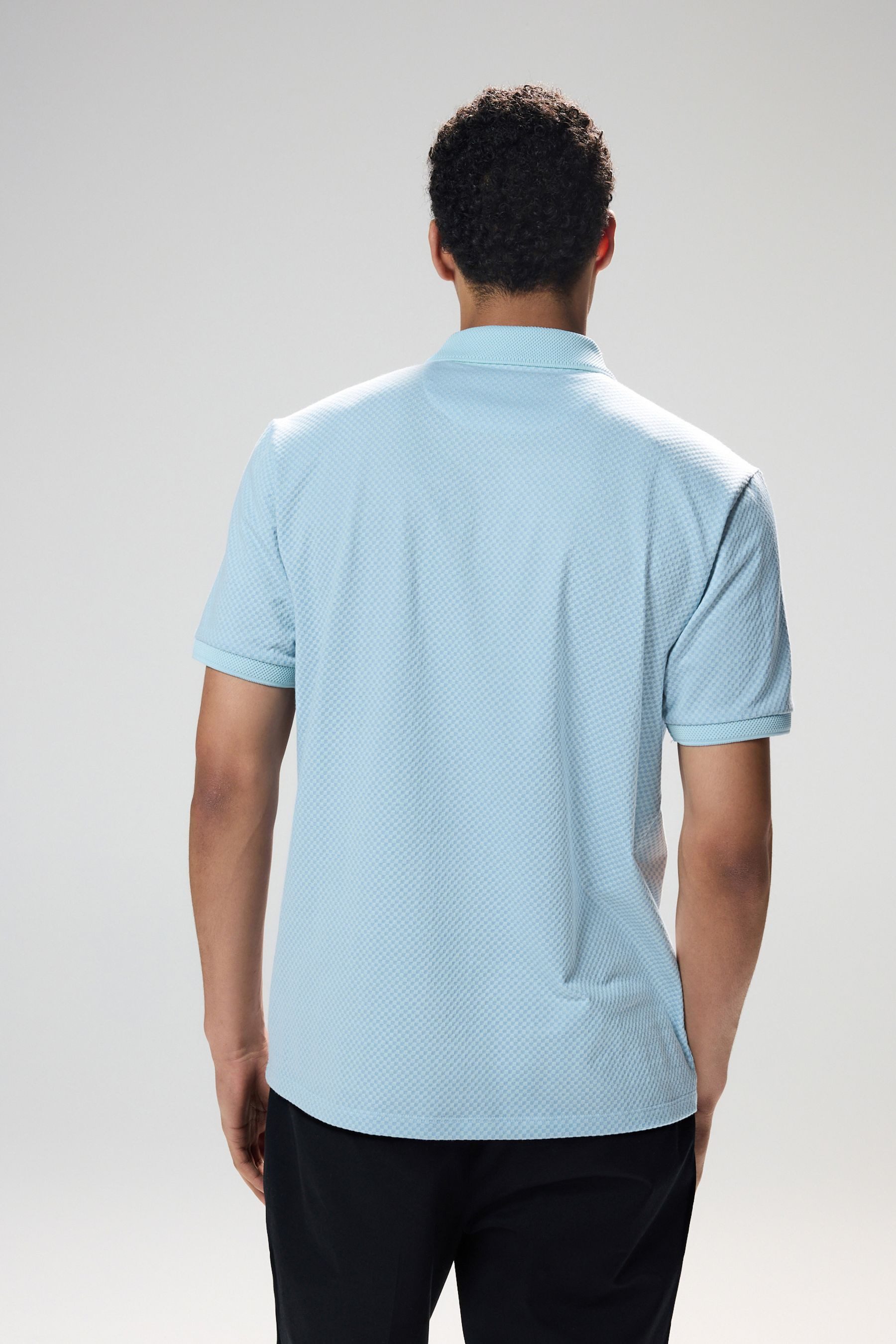 Next Poloshirt Polohemd mit 1/4-Reißverschluss und Muster (1-tlg) günstig online kaufen