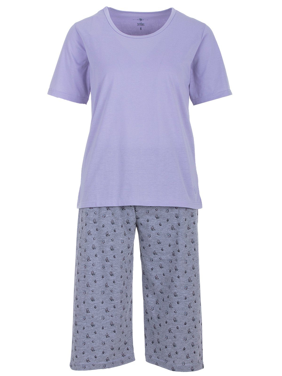 zeitlos Schlafanzug Pyjama Set Capri - günstig online kaufen