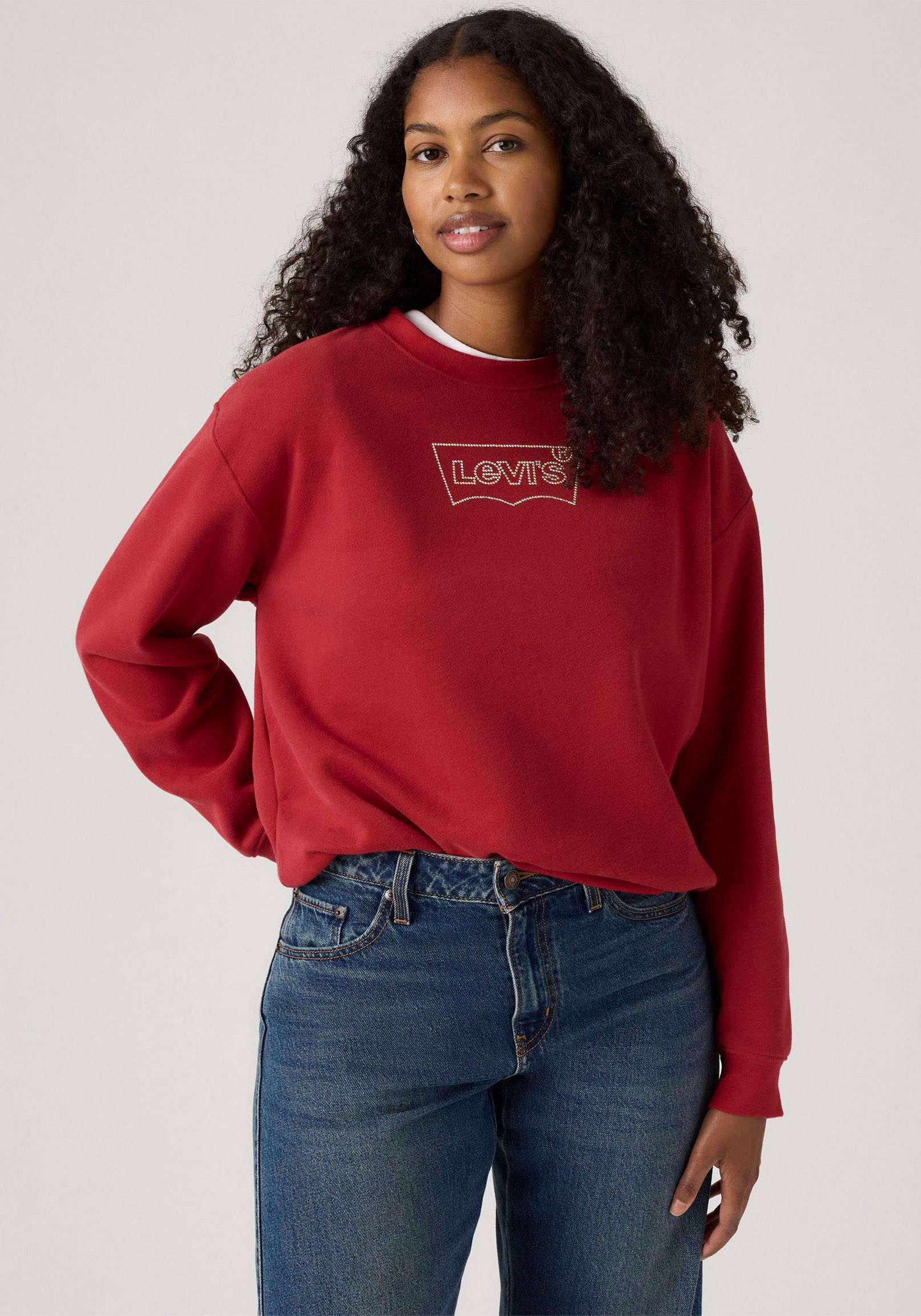 Levi's® Sweatshirt GR EVERYDAY CREW mit winterlichem Logoprint günstig online kaufen