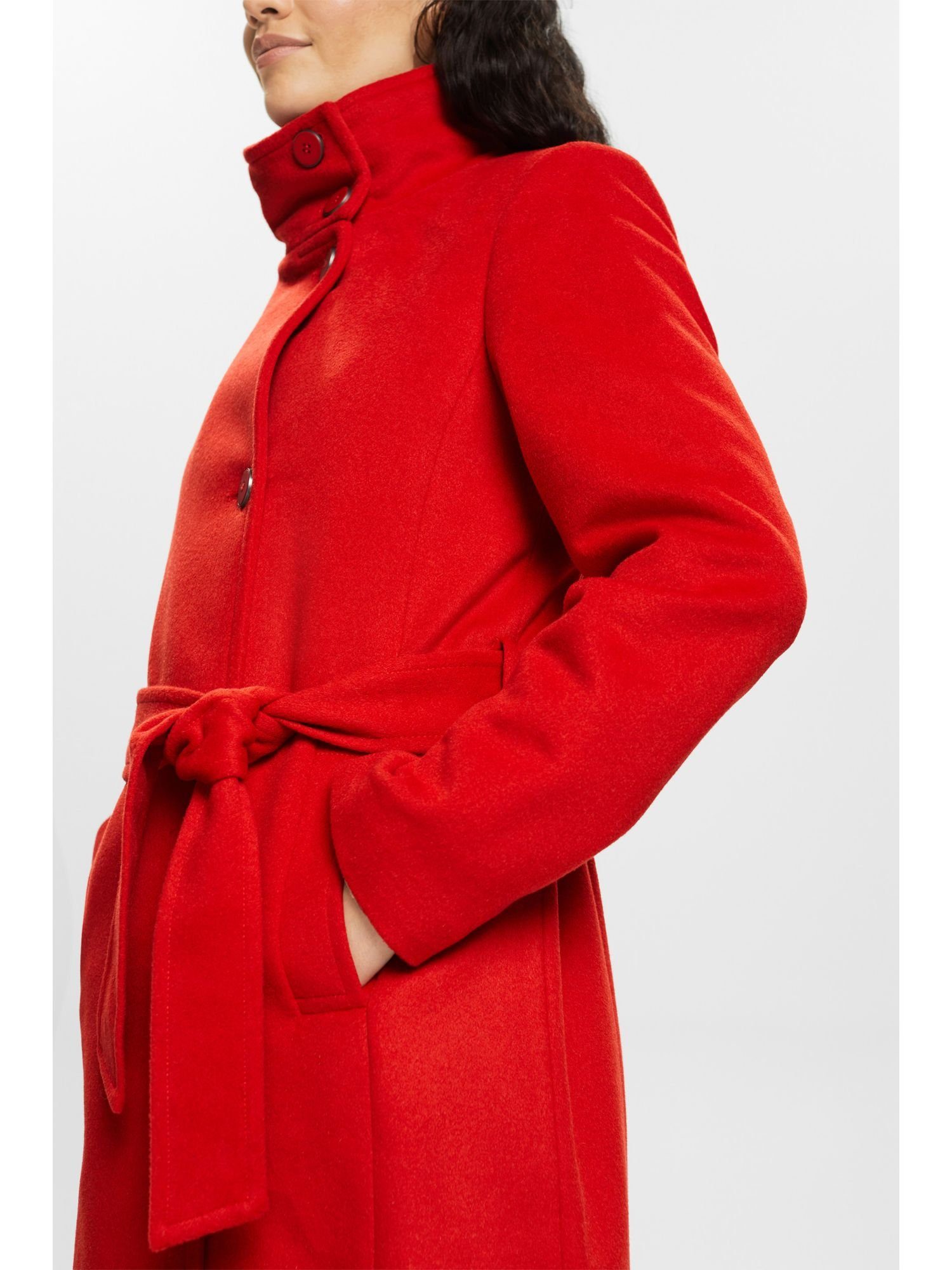 Collection Wollmantel Kaschmir Esprit Recycelt: Mantel aus Wollmix mit