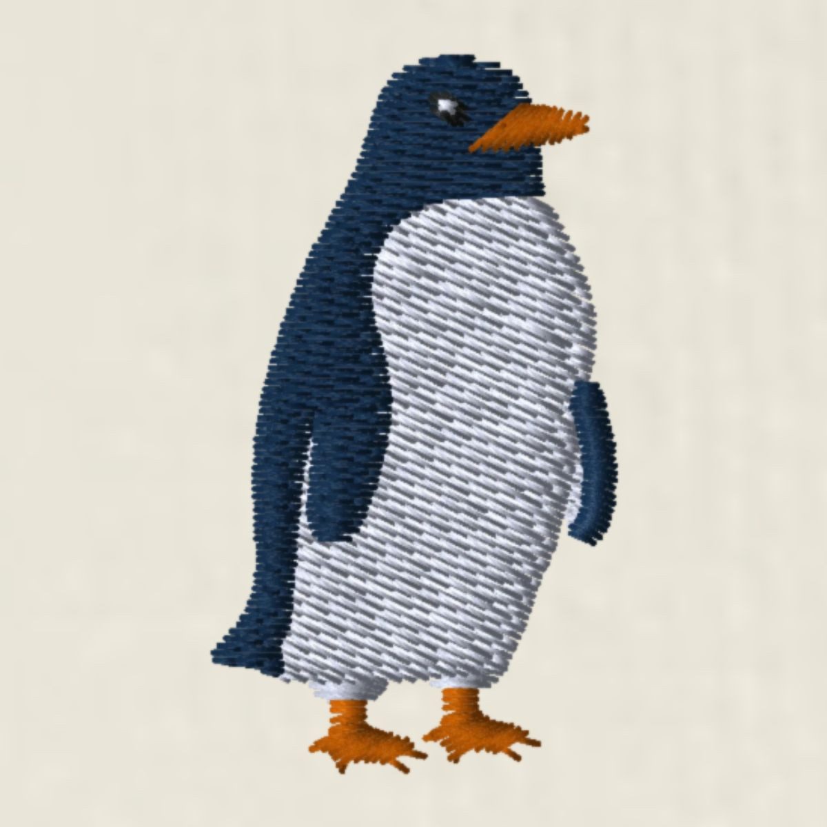 Spreadshirt T-Shirt Kleiner Pinguin Stickerei Männer Premium T-Shirt (1-tlg)