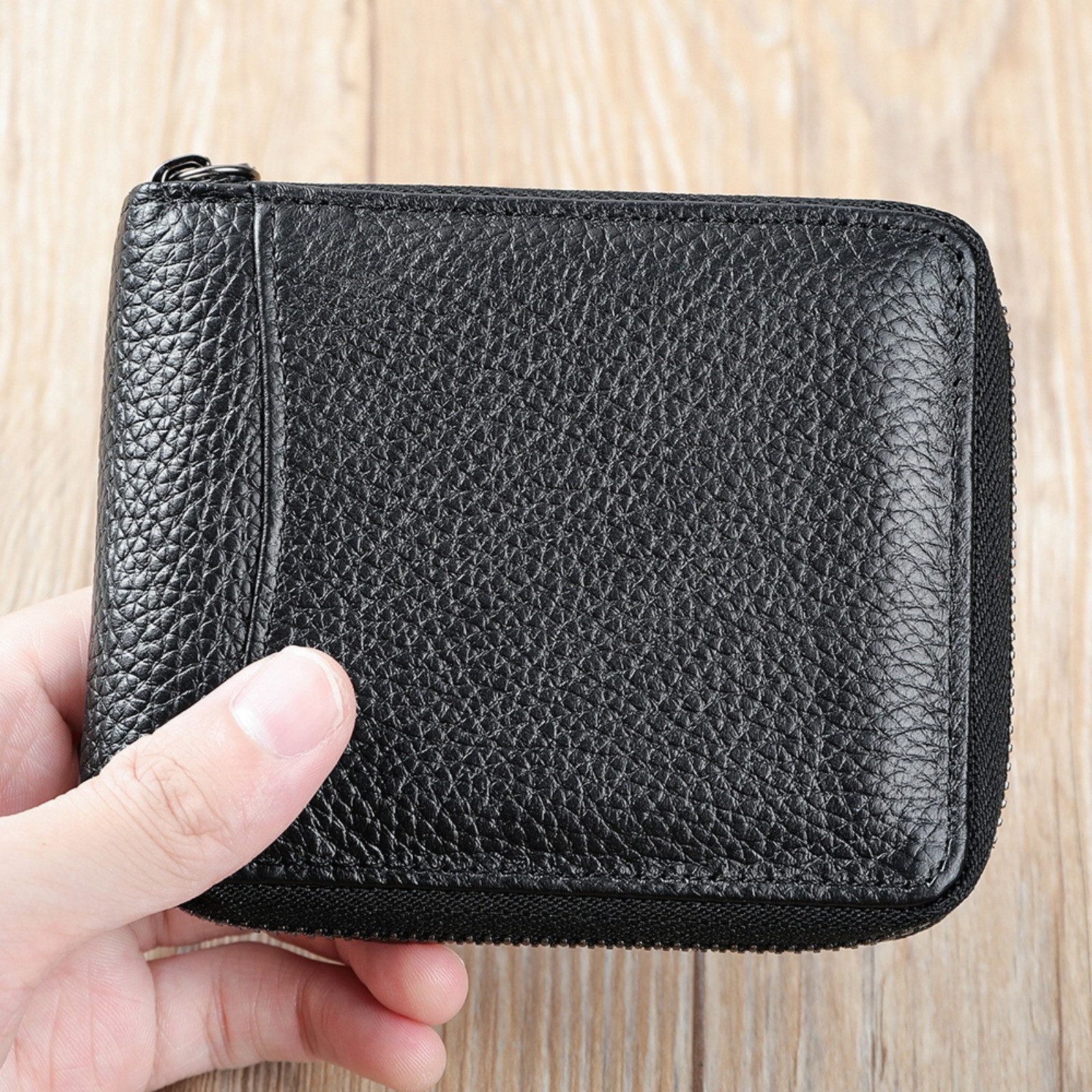 YUBRO-STUDIO Geldbörse Herren Leder RFID Geldbörse günstig online kaufen