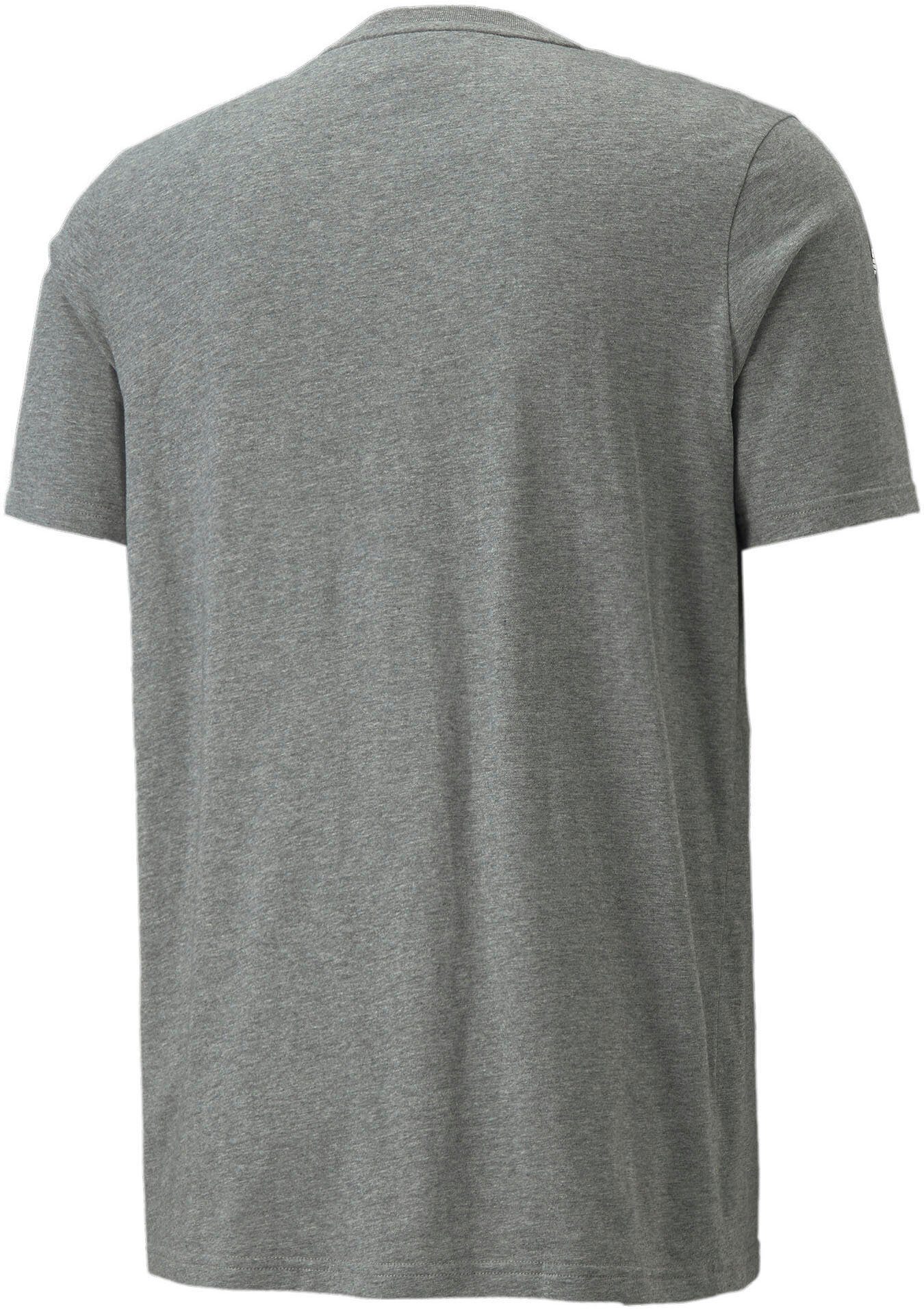 PUMA T-Shirt Gray TEE Heather Medium TAPE ESS