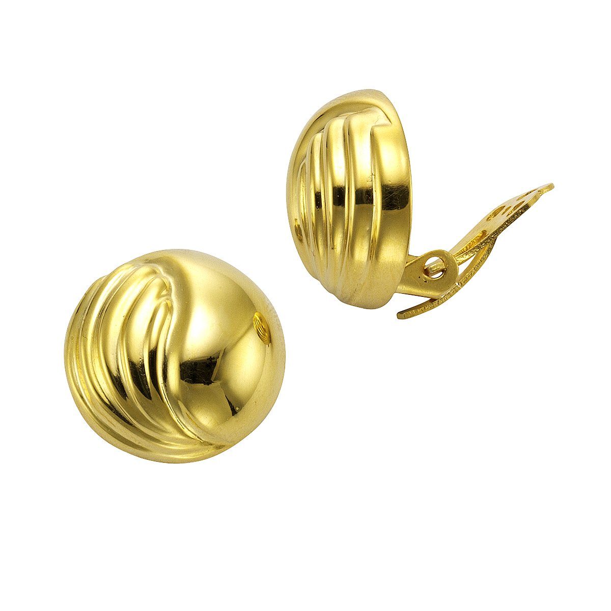 Ohrhänger vergoldet poliert Silber Sterling Paar 925/- Zeeme