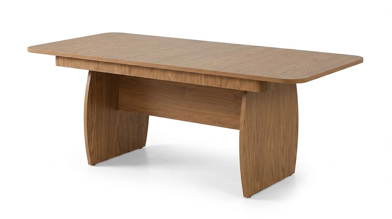 Xlmoebel Couchtisch Tisch Stil modern braun rechteckig Wohnzimmer ausklappbar komfortabel (1-St., 1-tlg)
