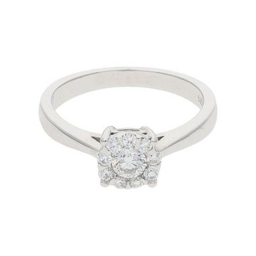 JuwelmaLux Verlobungsring JuwelmaLux Ring 585/000 (14 Karat) Weißgold mit Brillant JL10-07-0522 (kein Set, 1-tlg)