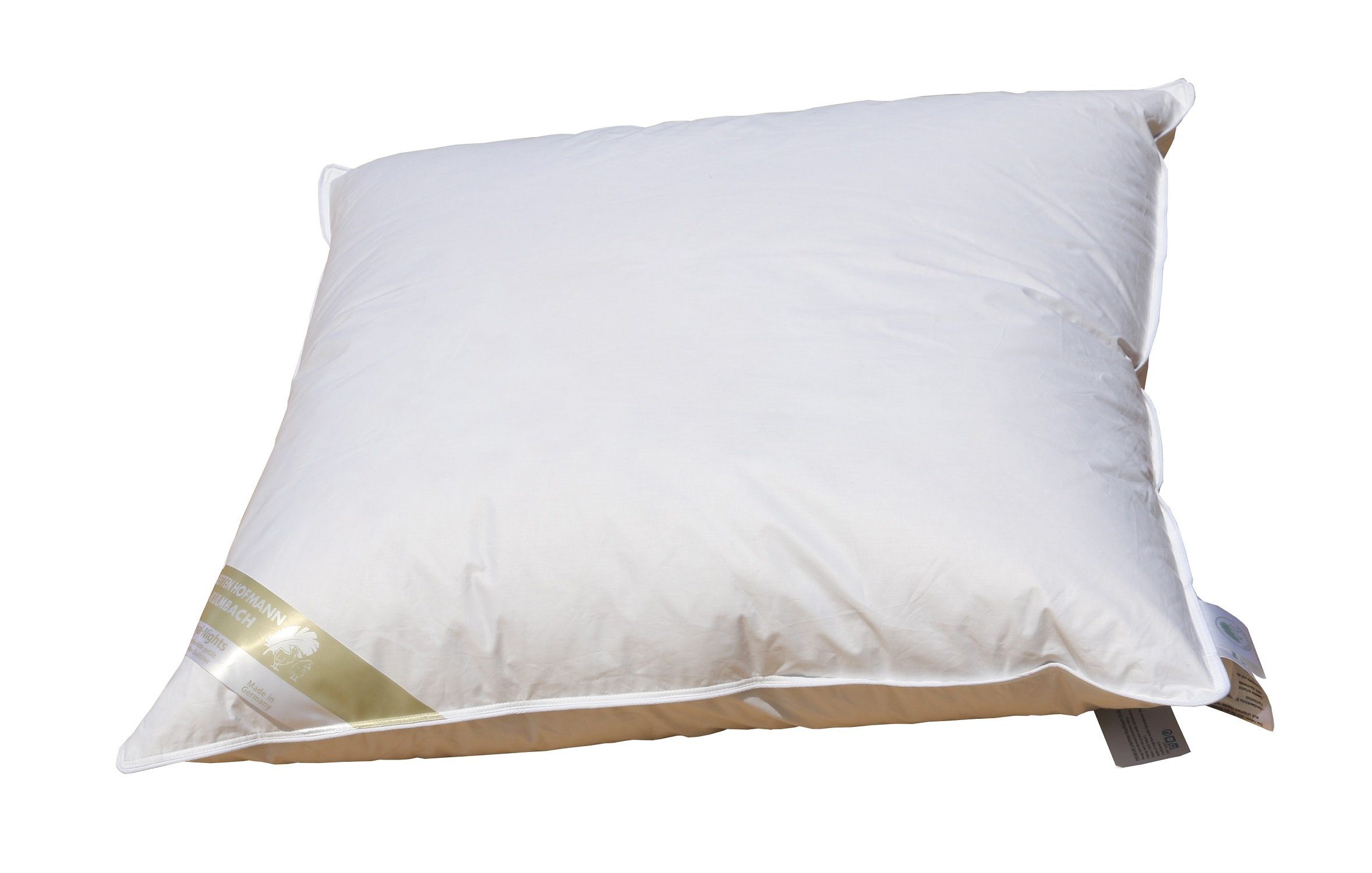 Betten Hofmann Kopfkissen Betten Hofmann Kopfkissen 80x80 cm 450g Daunen Da günstig online kaufen