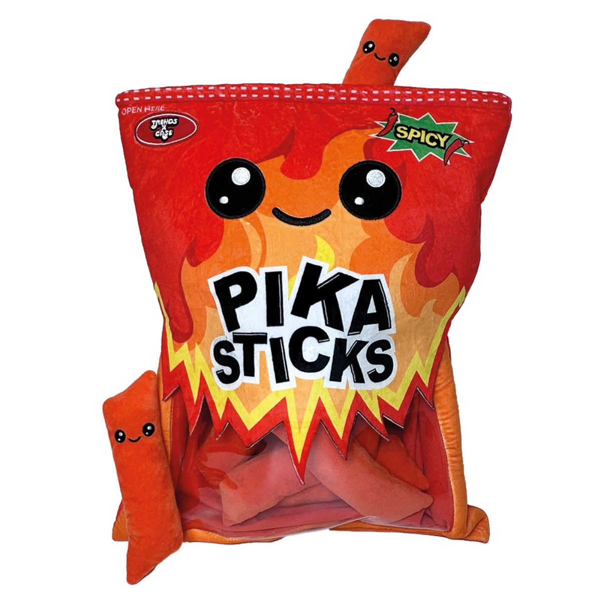 Jollity Dekokissen Pika Snack Pillow 50 cm Kuschelkissen Plüsch