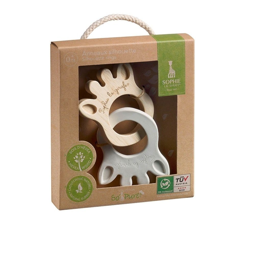 Vulli Beißring Beißfigur Sophie la girafe Holz & Kautschuk