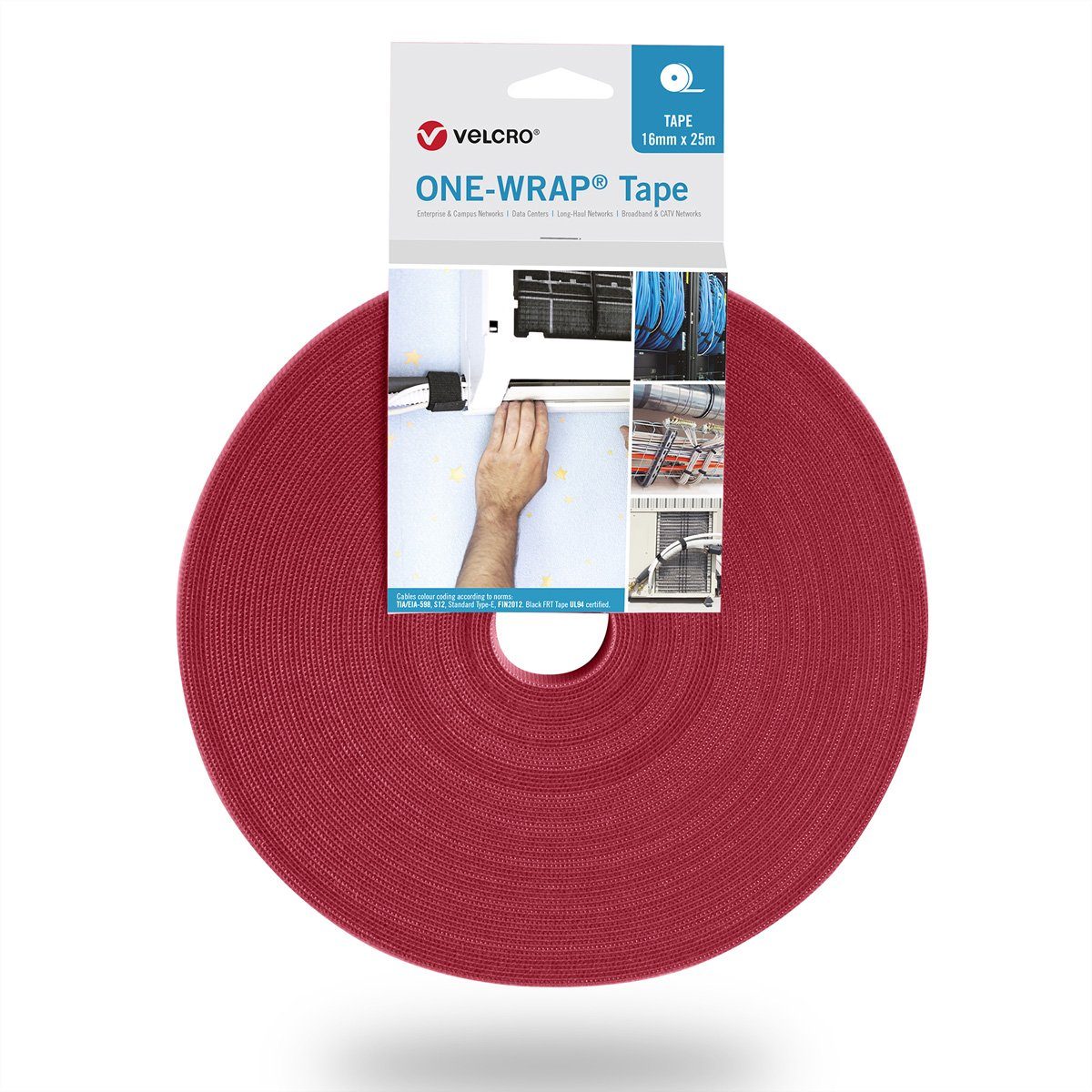 VELCRO Kabelbinder One Wrap® Band 10 mm breit VEL-OW64105