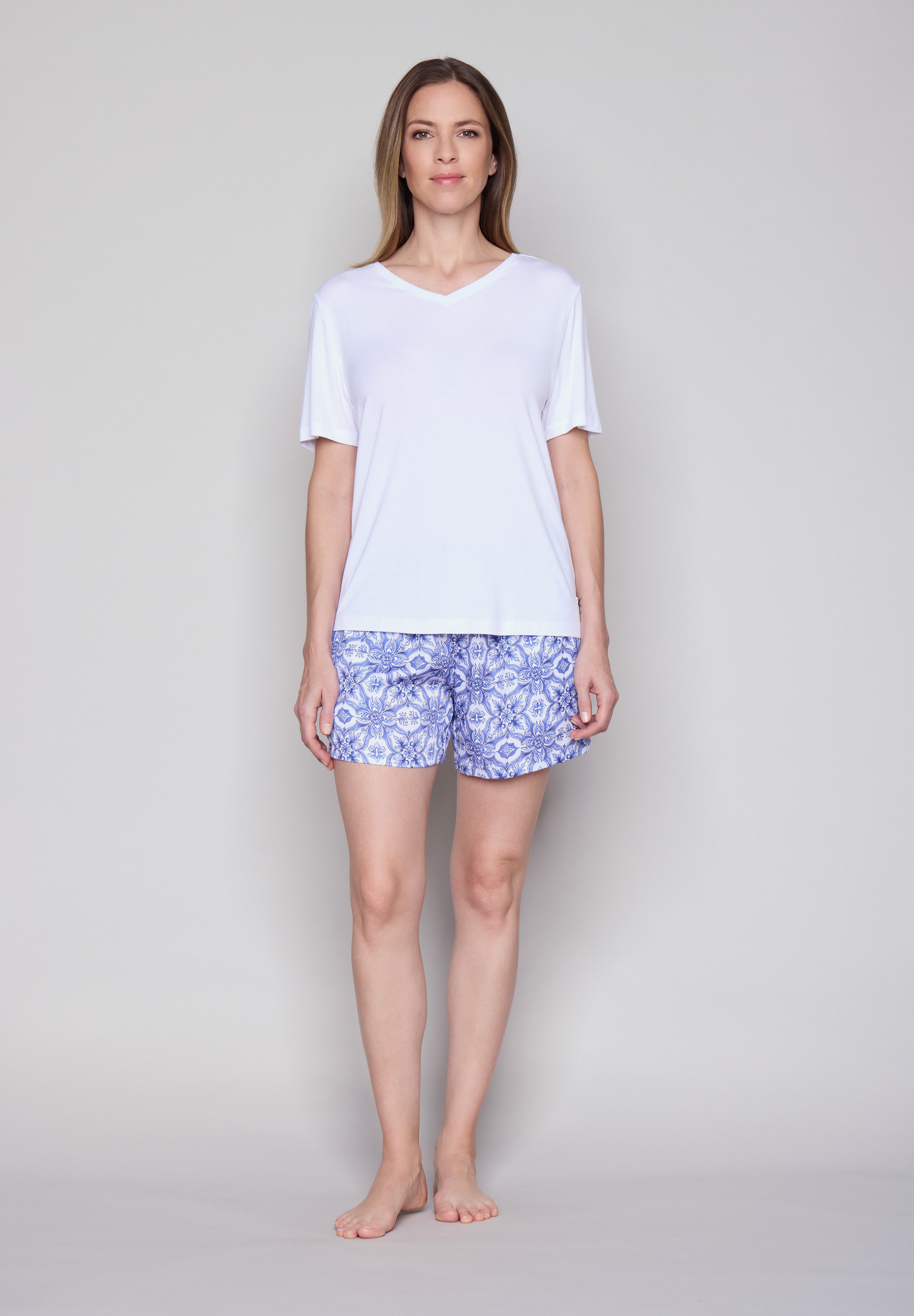 JOOP! Shorts Allure mit Allover-Print und seitlichen Taschen