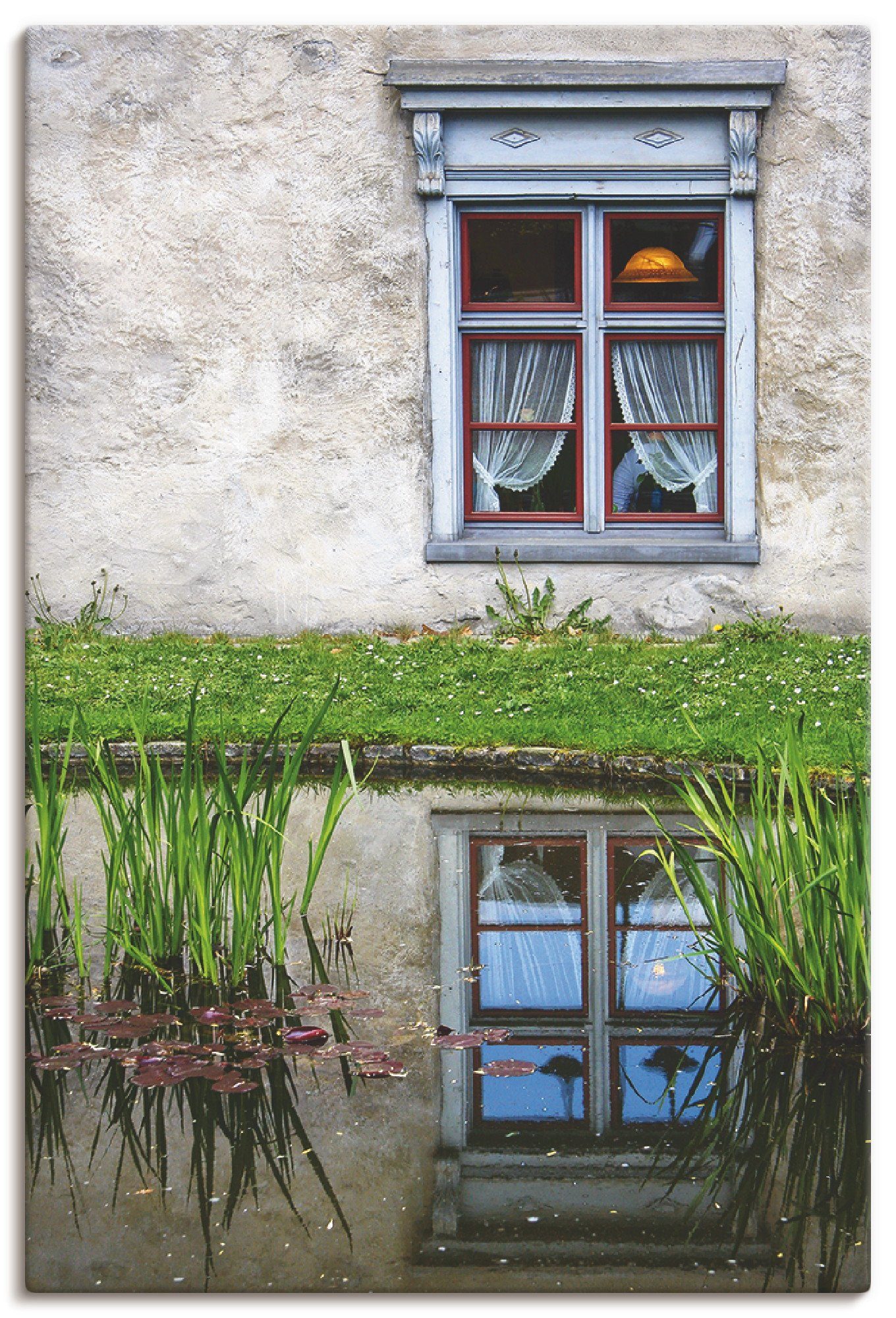 Artland Wandbild Fenster, Größen Leinwandbild, (1 & St), in Wandaufkleber Poster oder Alubild, als versch. Fenster Türen
