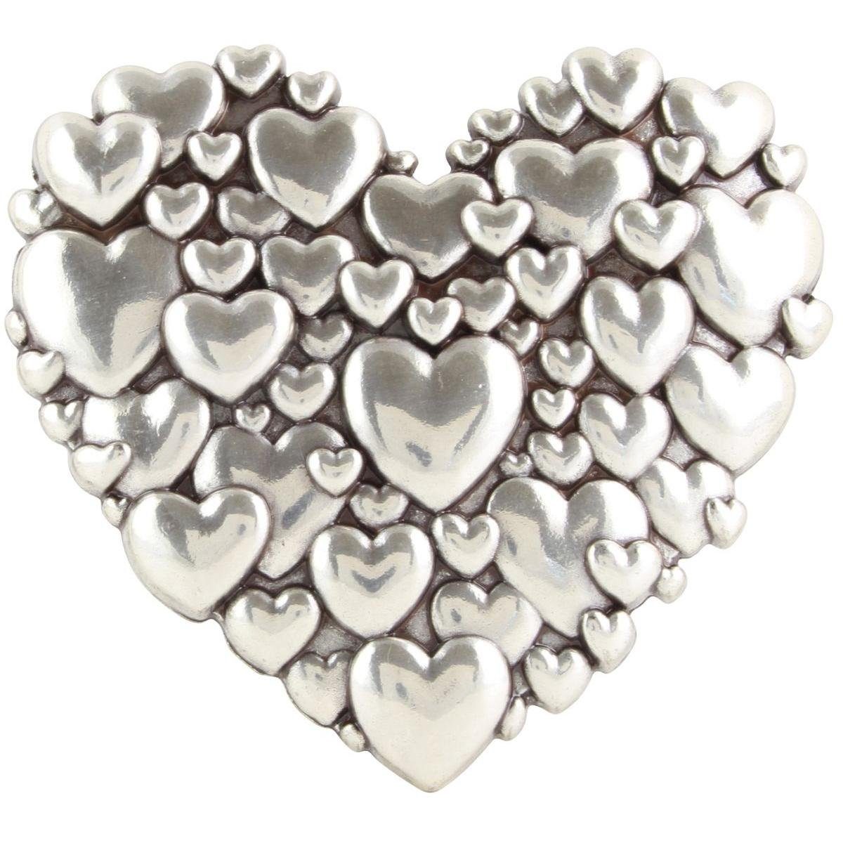 Gürtelschnalle Hearty 4,0 cm - Buckle Wechselschließe Gürtelschließe 40mm - Gürtel bi