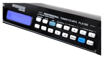 Pronomic CDJ-60 DJ-CD-Player (19" Rackformat, 1 HE, spielt CD, MP3-CD, USB, AM/FM Radio Tuner)