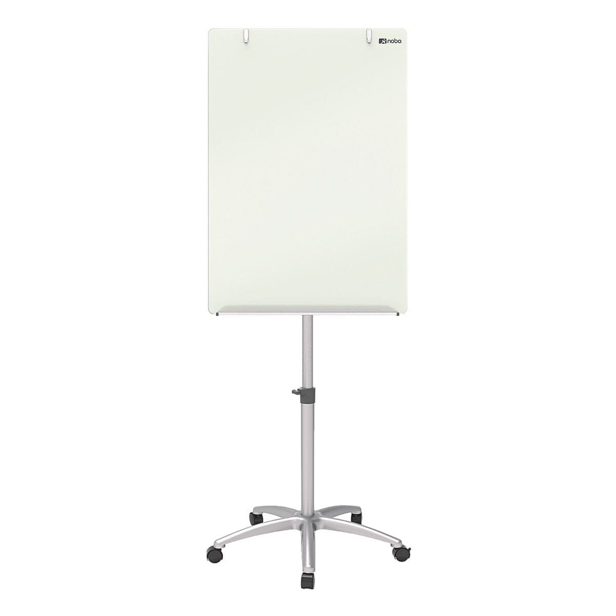 NOBO Magnettafel Diamond, Flipchart 70x100 cm, H 145-185 cm, mit Glasoberfläche, Stativ