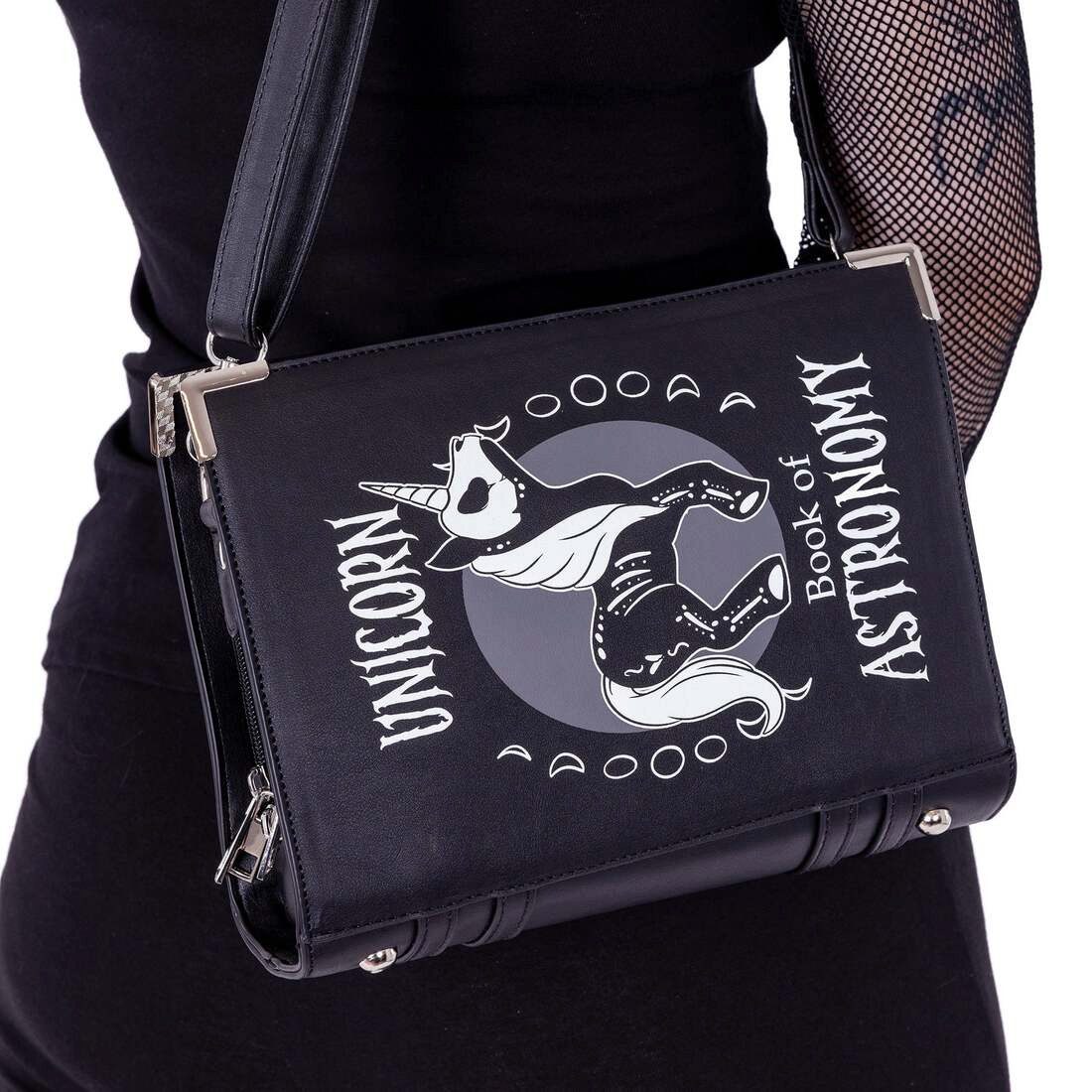 Cupcake Cult Handtasche Unicorn Astronomy Book Bag, Schultertasche Einhorn