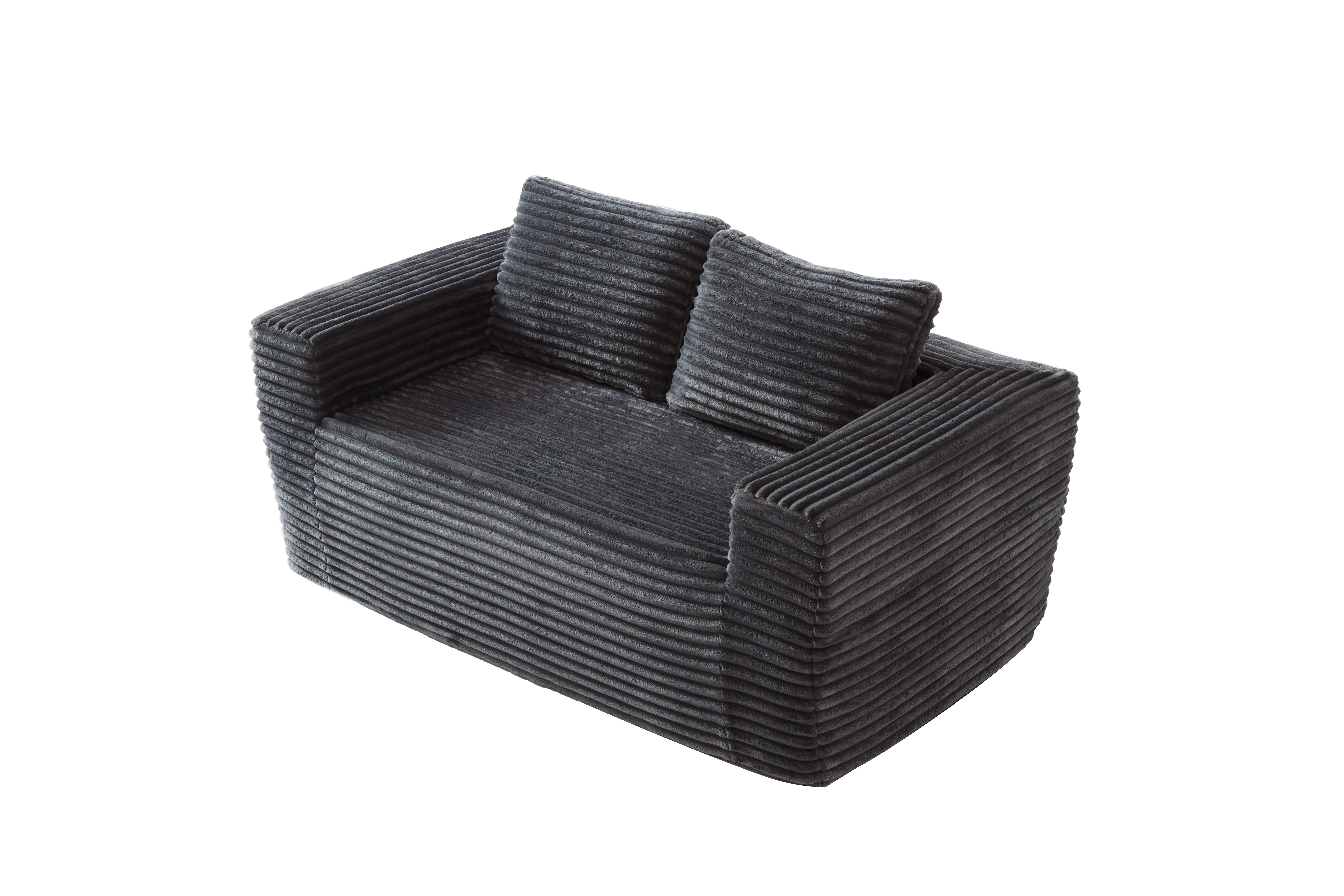 GLP 2-Sitzer Cordsofa Boneless Bodensofa 160 cm, Set, Loungesofa ohne Montage für kleine Räume