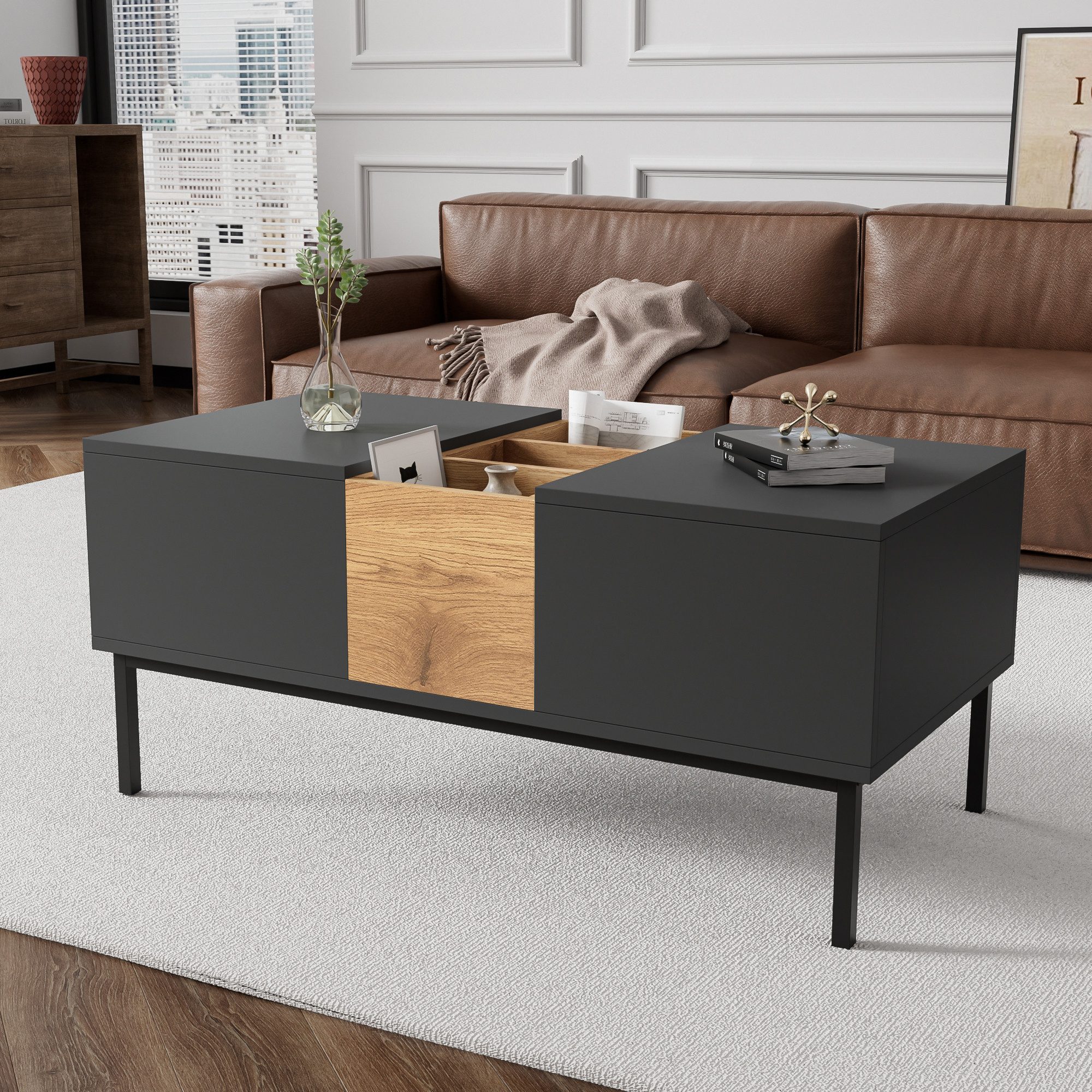 HAUSS SPOLE Couchtisch mit verstellbarem Tischplatte, günstig online kaufen
