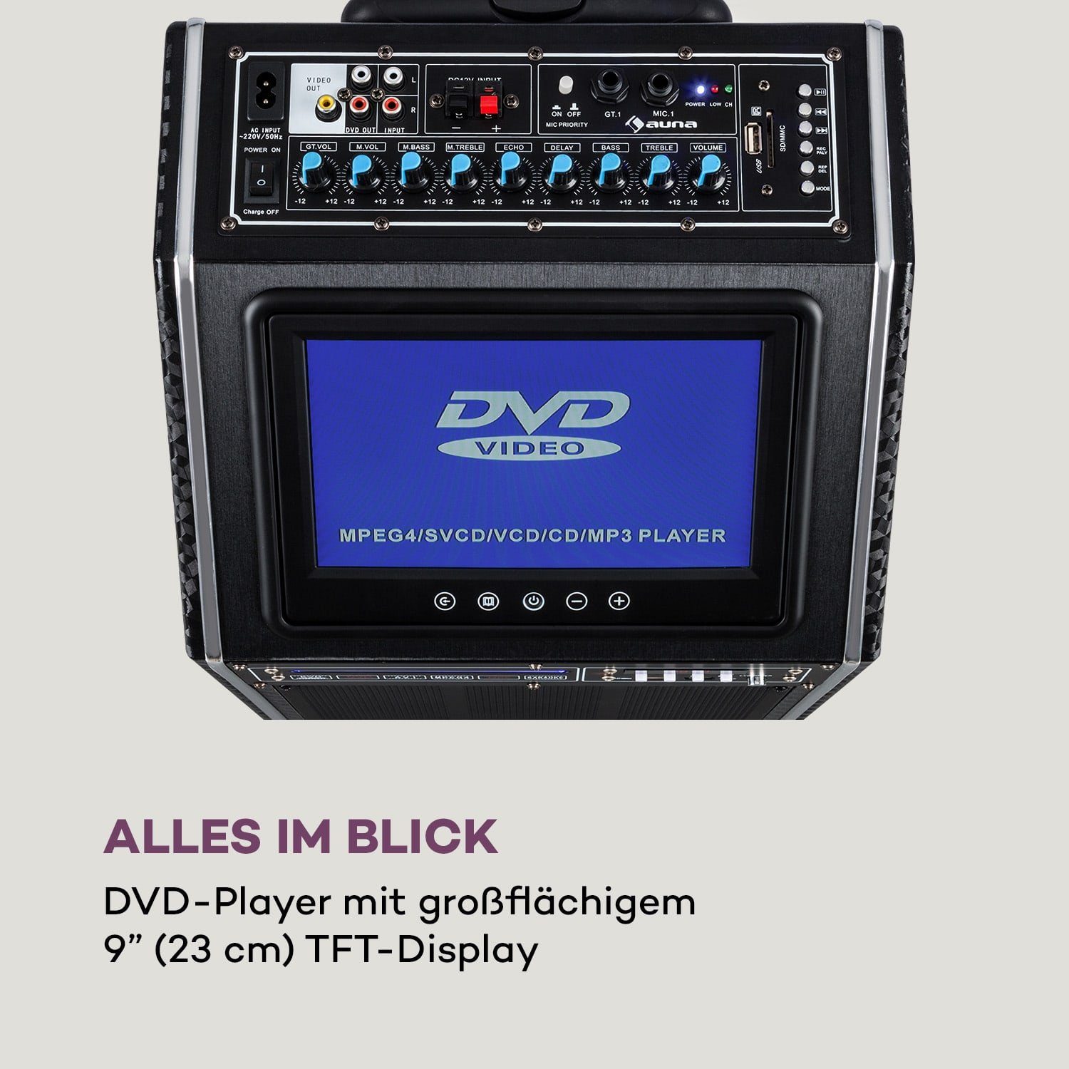 DisGo Auna DVD 2100 Box Portable-Lautsprecher