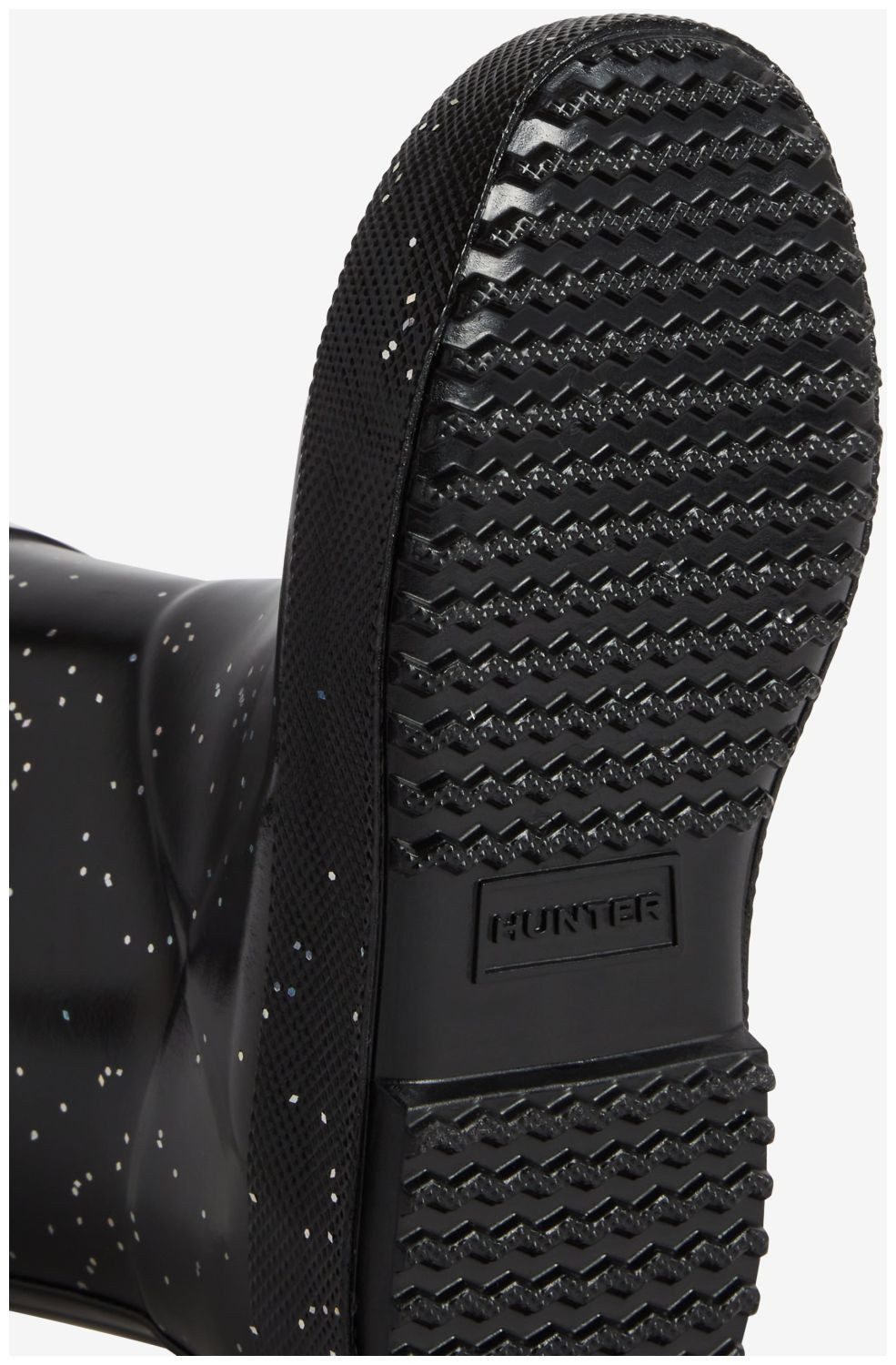 Hunter Hunter Kids First Giant Glitter Boot Black Sneaker