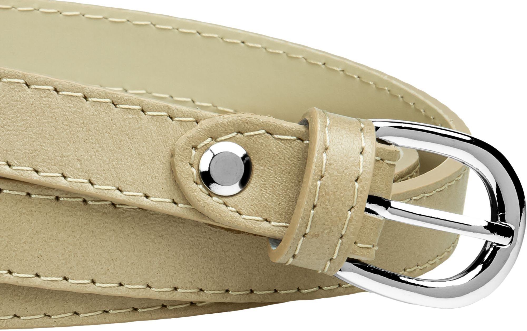 Caspar Taillengürtel GU273 aus echtem Leder günstig online kaufen