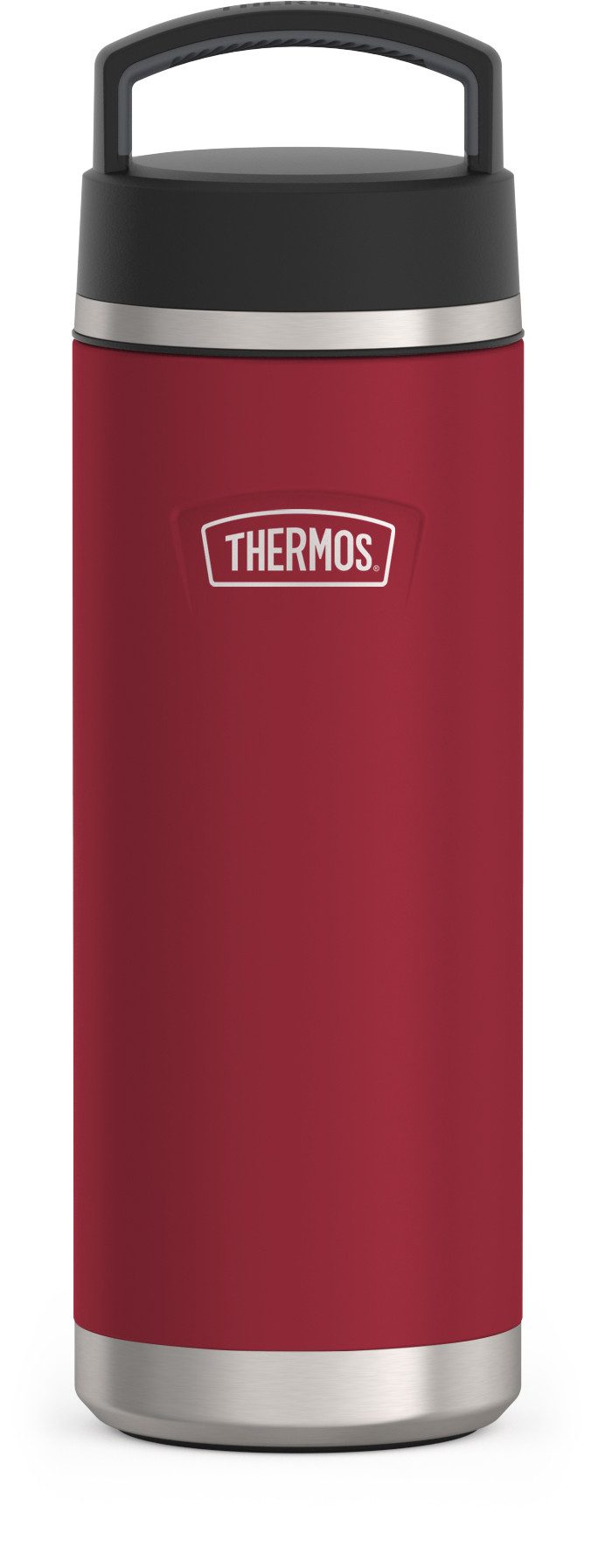 THERMOS Isolierflasche ICON BEVERAGE BOTTLE, Edelstahlkörper, spülmaschinenfest, 0,71l, 18h heiß & 24h kalt, extra große Öffnung, absolut dicht