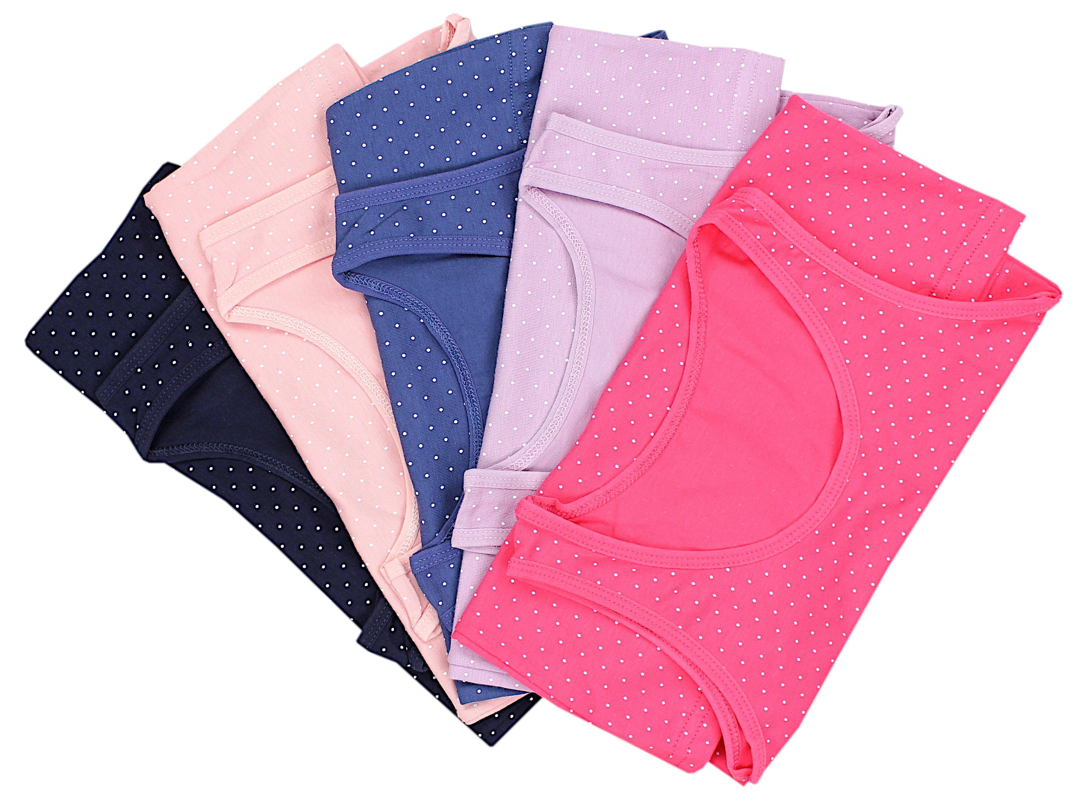 TupTam Unterhemd TupTam Mädchen Baumwolle Unterhemd 5er Pack Tank Top Ärmellos Kinder