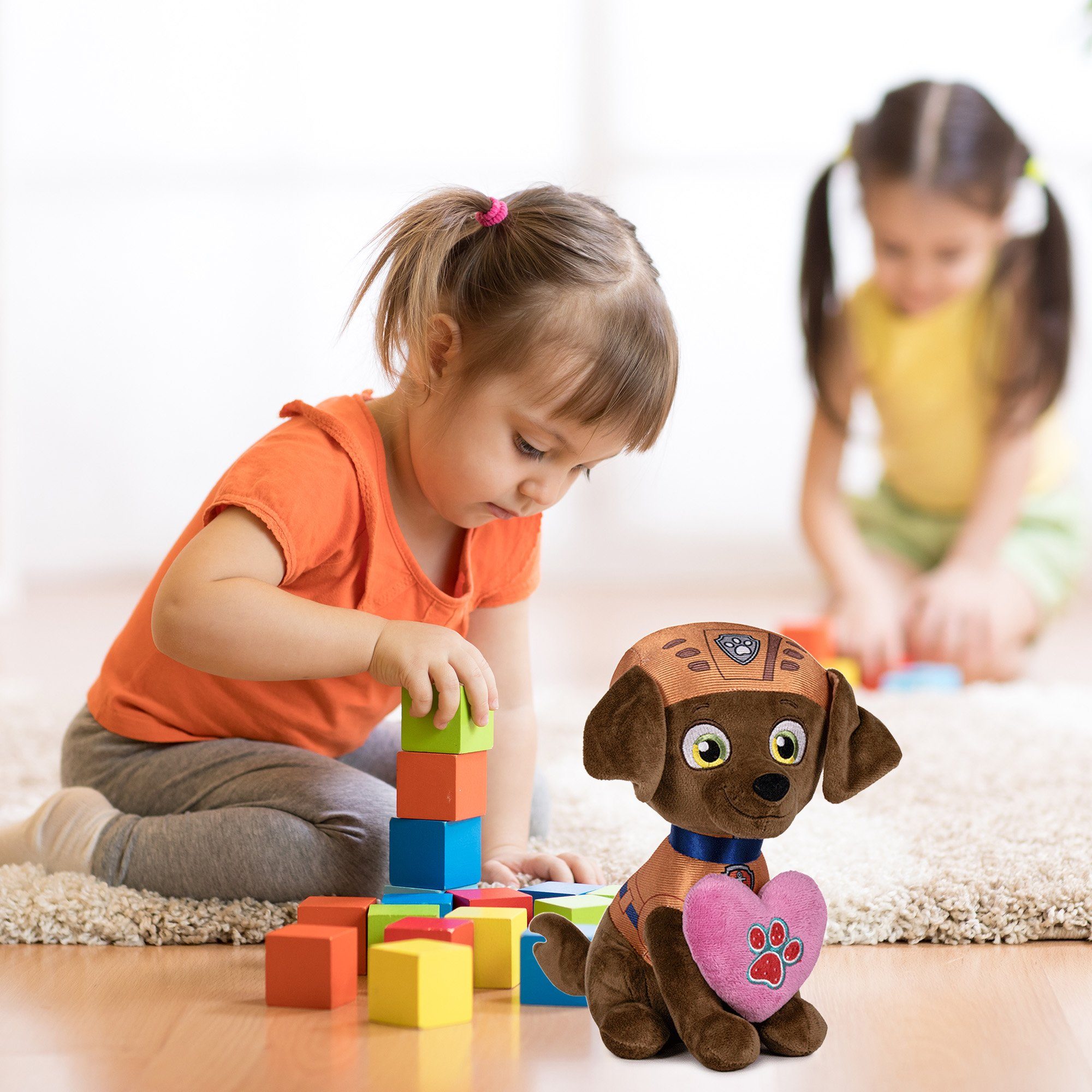 Play by Play Plüschfigur PAW Patrol (Zuma) 27cm Kuscheltier für Fans der beliebten TV-Serie, ideal als Geschenk für Jungen und Mädchen