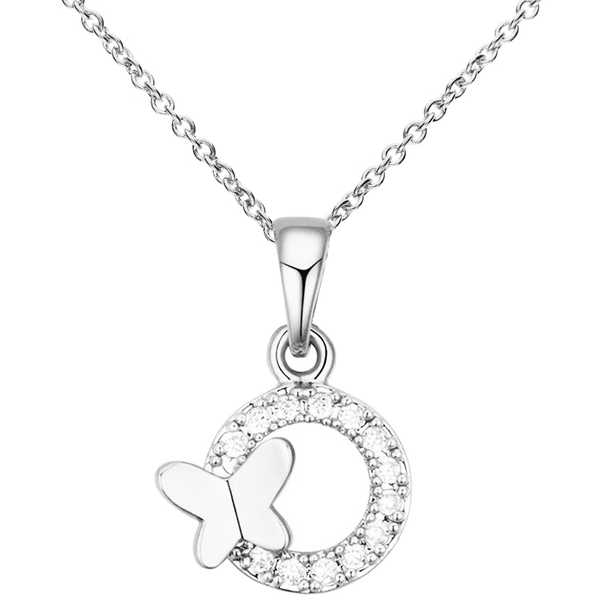 LÖB Kette mit Anhänger 18K Weißgold günstig online kaufen