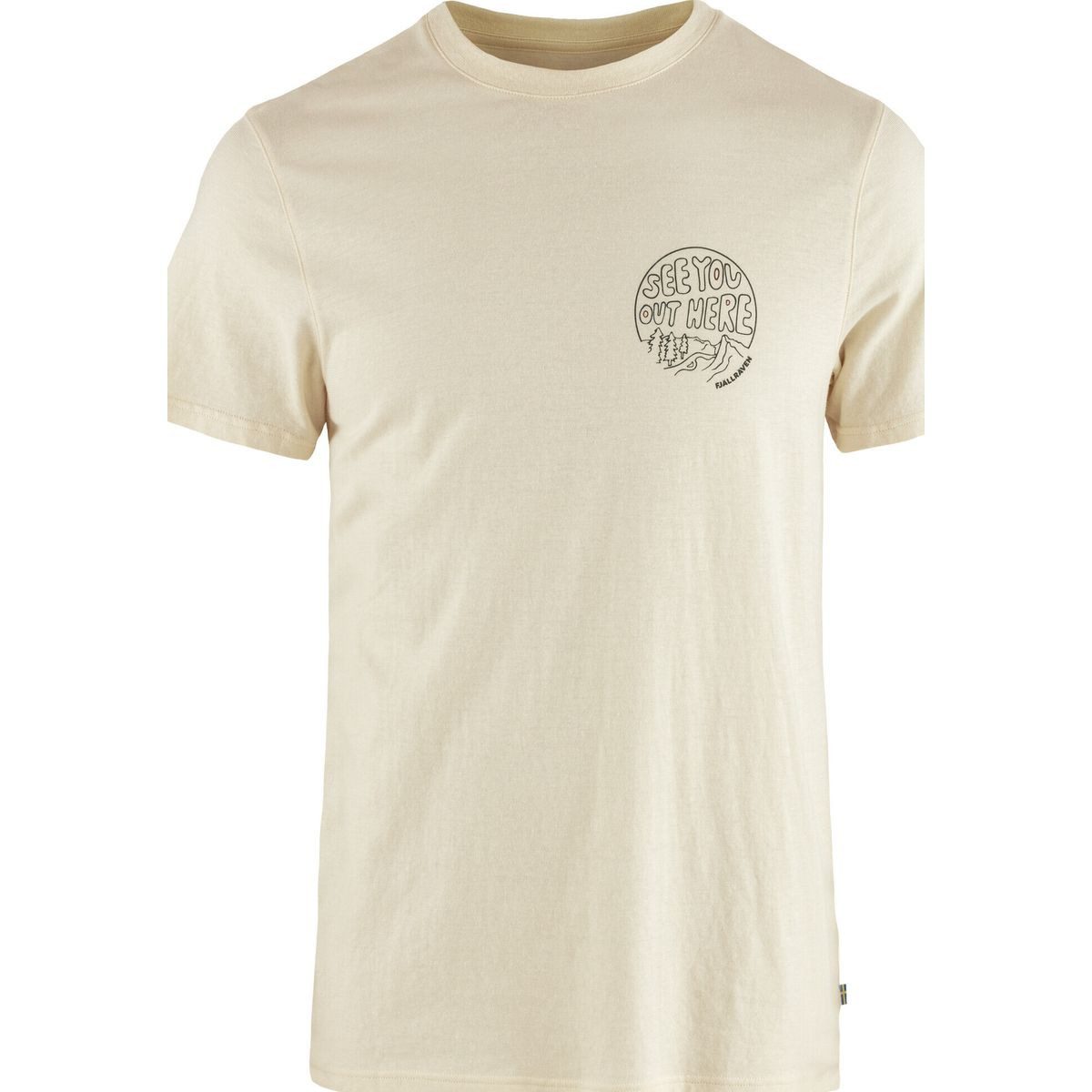Fjällräven Kurzarmshirt Hemp Blend Out Here T-shirt M Weiches und leichtes Herren-T-Shirt aus Hanf und Bio-Baumwolle mit