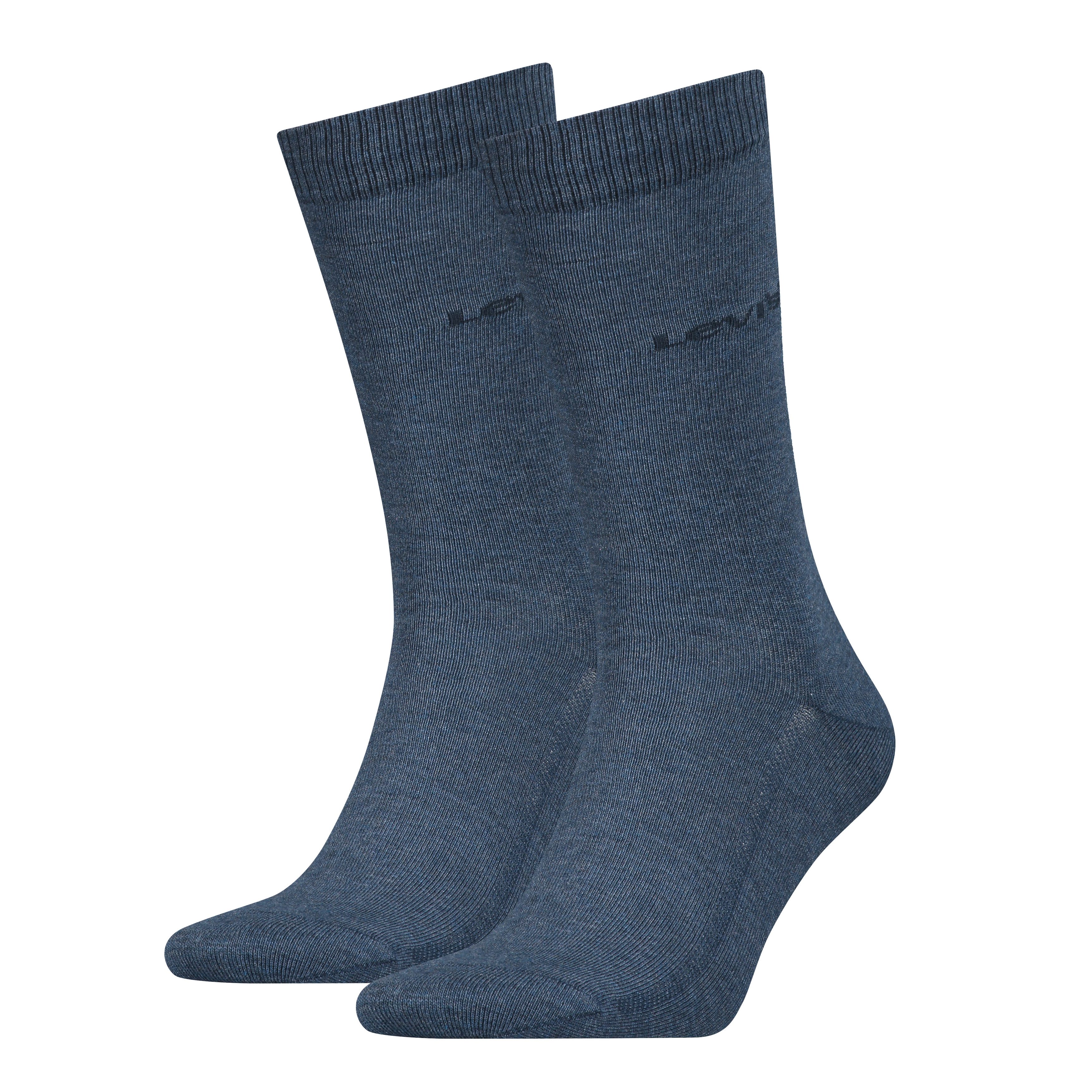 Levi's® Socken LEVIS REGULAR CUT TENCEL ORG CO (2 Paar) Feinstrick, schmales Rippenbündchen, elastisch