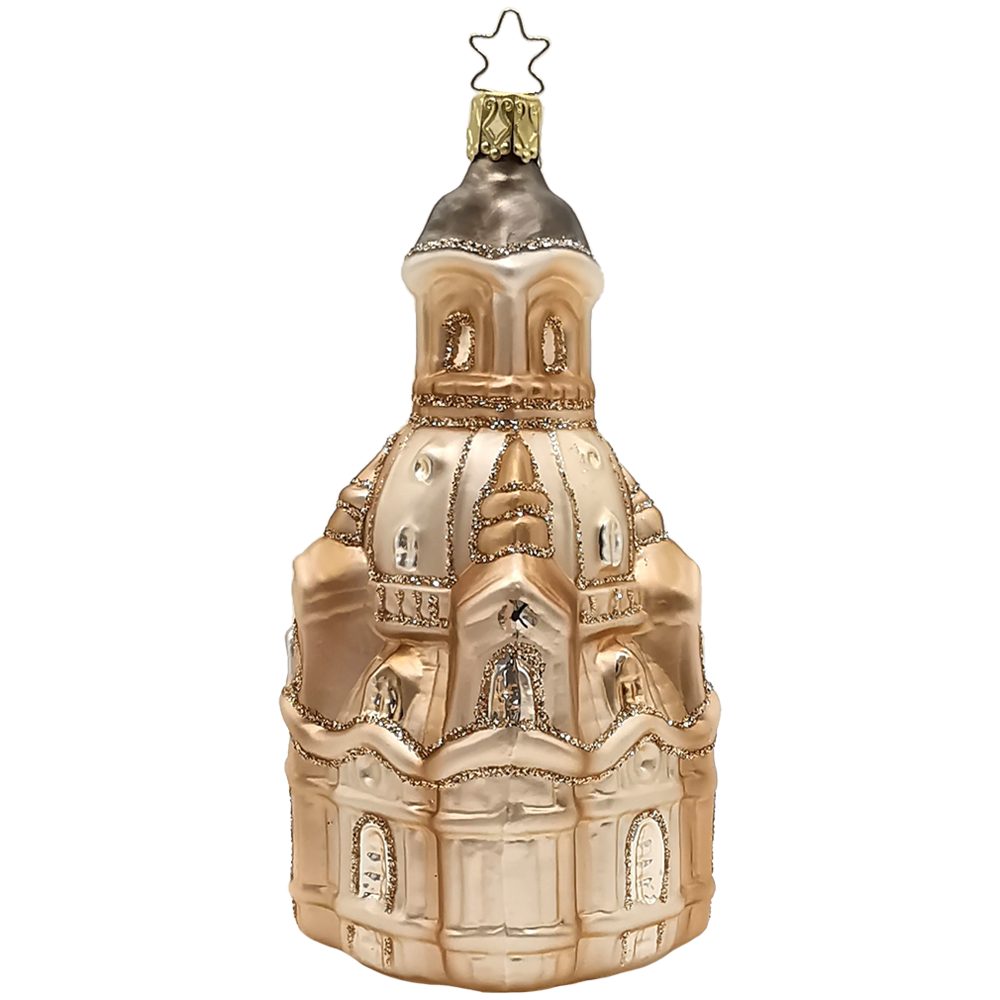mundgeblasen, (1-tlg), Christbaumschmuck handbemalt Frauenkirche INGE-GLAS® Dresden