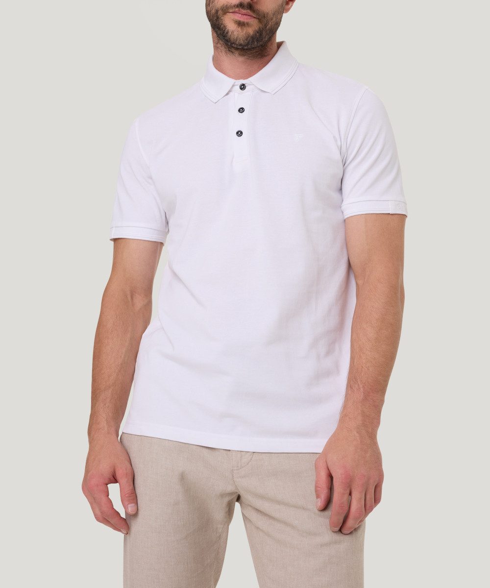 Pioneer Authentic Jeans Poloshirt mit Logostickerei günstig online kaufen