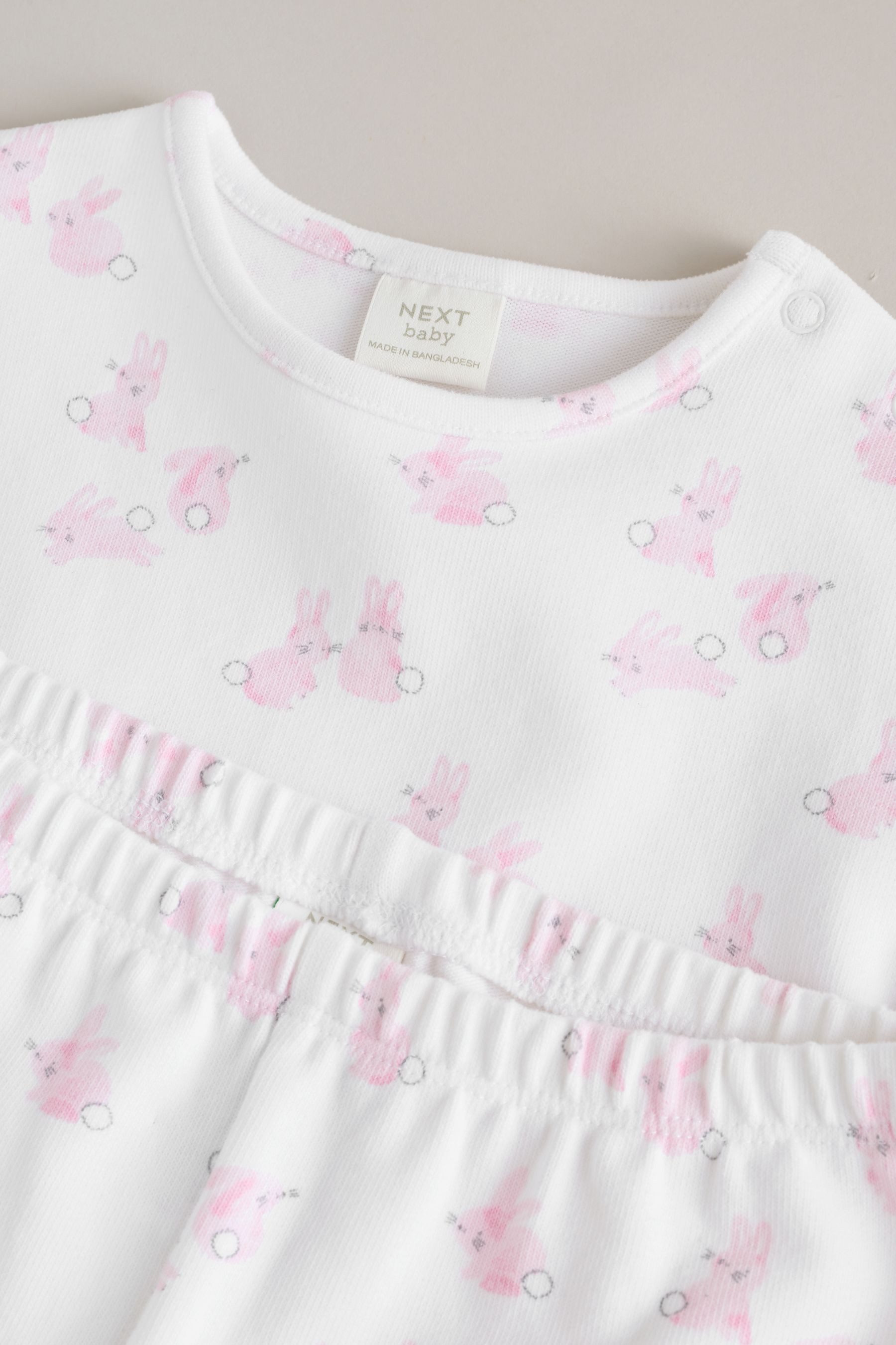 Next Langarmshirt & Leggings Baby-Set mit Langärmeligem T-Shirt und Leggings (2-tlg)