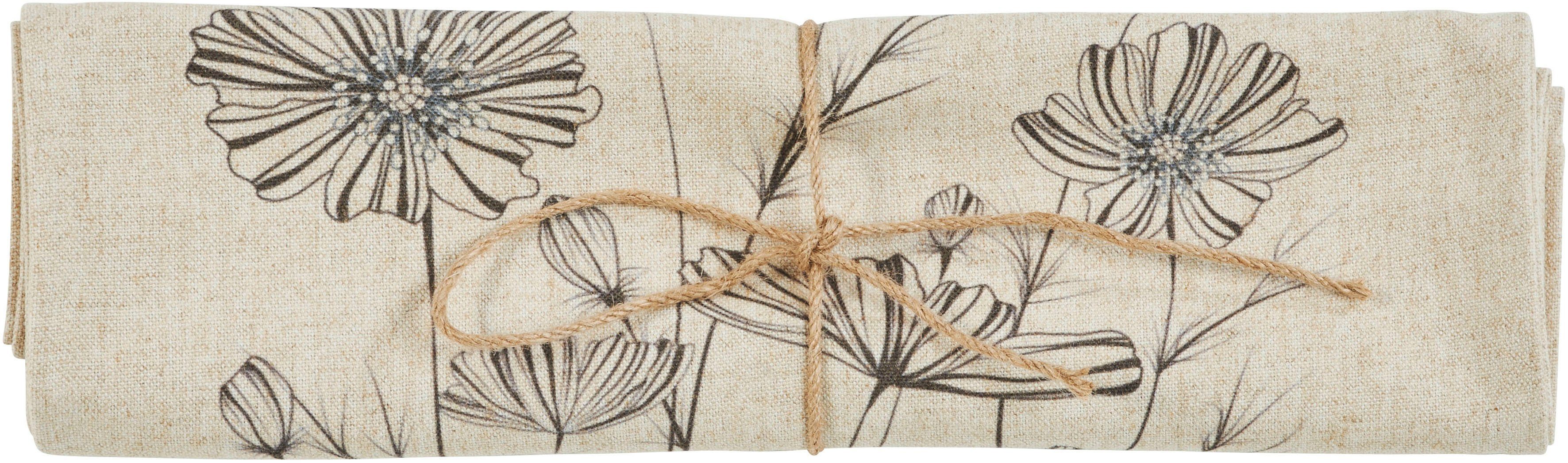 done.® Tischläufer Flower Meadow, mit (1-tlg), ca. Digitaldruck, 40x150 Maße Blumenmotiv cm