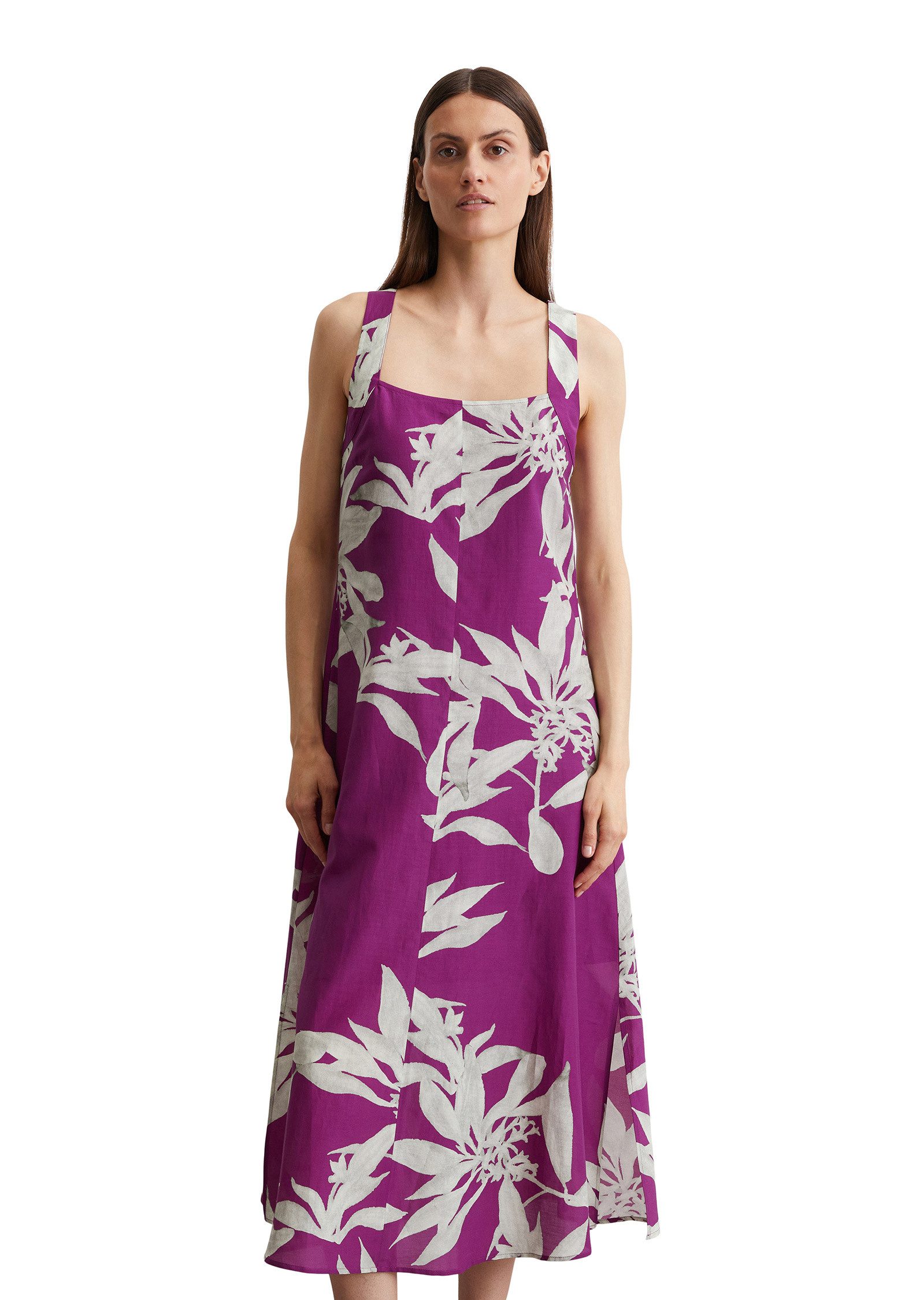 Marc O'Polo Druckkleid aus Organic-Cotton-Viskose-Mix günstig online kaufen