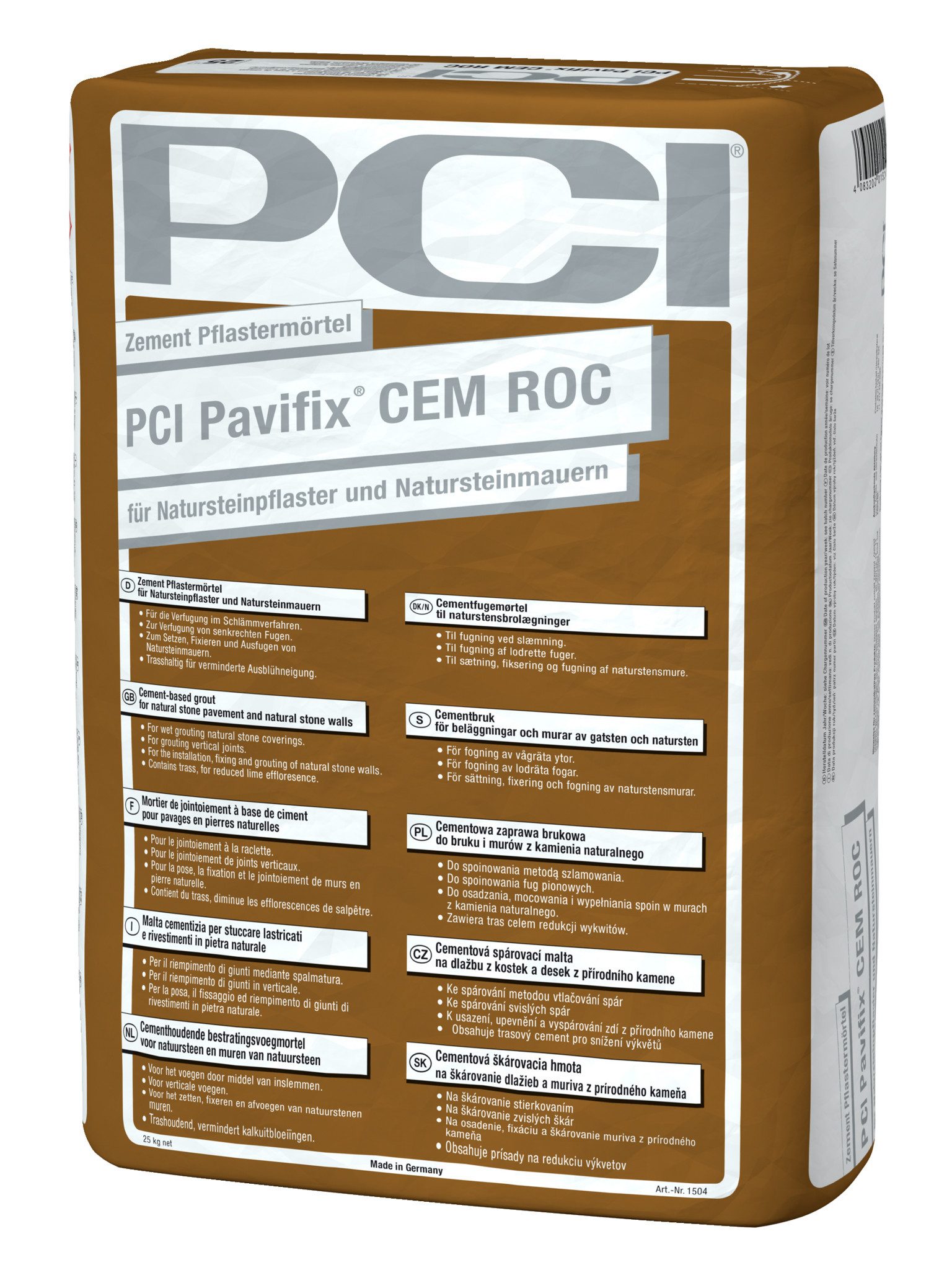 PCI Mörtel PCI Pavifix® CEM ROC grau 25 kg