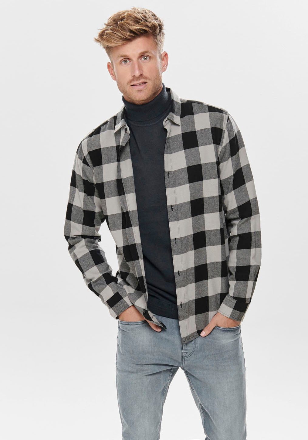 ONLY & SONS Karohemd GUDMUND LS CHECKED SHIRT