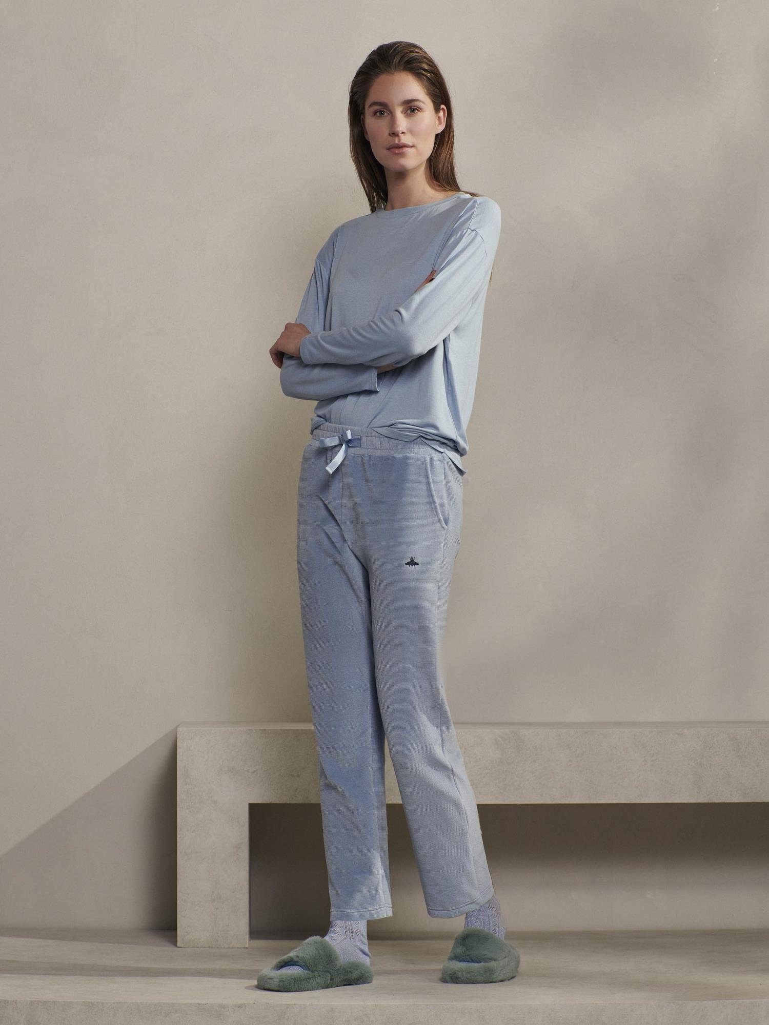 Nachthemd Essenza (1-tlg) Denna blue chambray Uni