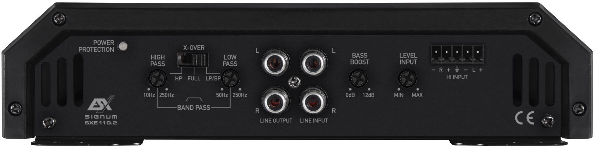 ESX SXE110.2 2-Kanal Verstärker Endstufe brückbar SXE 110.2 Endverstärker (Anzahl Kanäle: 2)