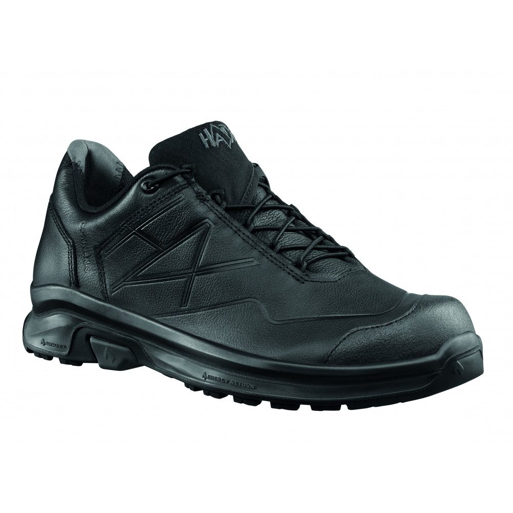 haix connexis force gtx ltr low wasserdichte Lederschuhe schwarz Outdoorschuh