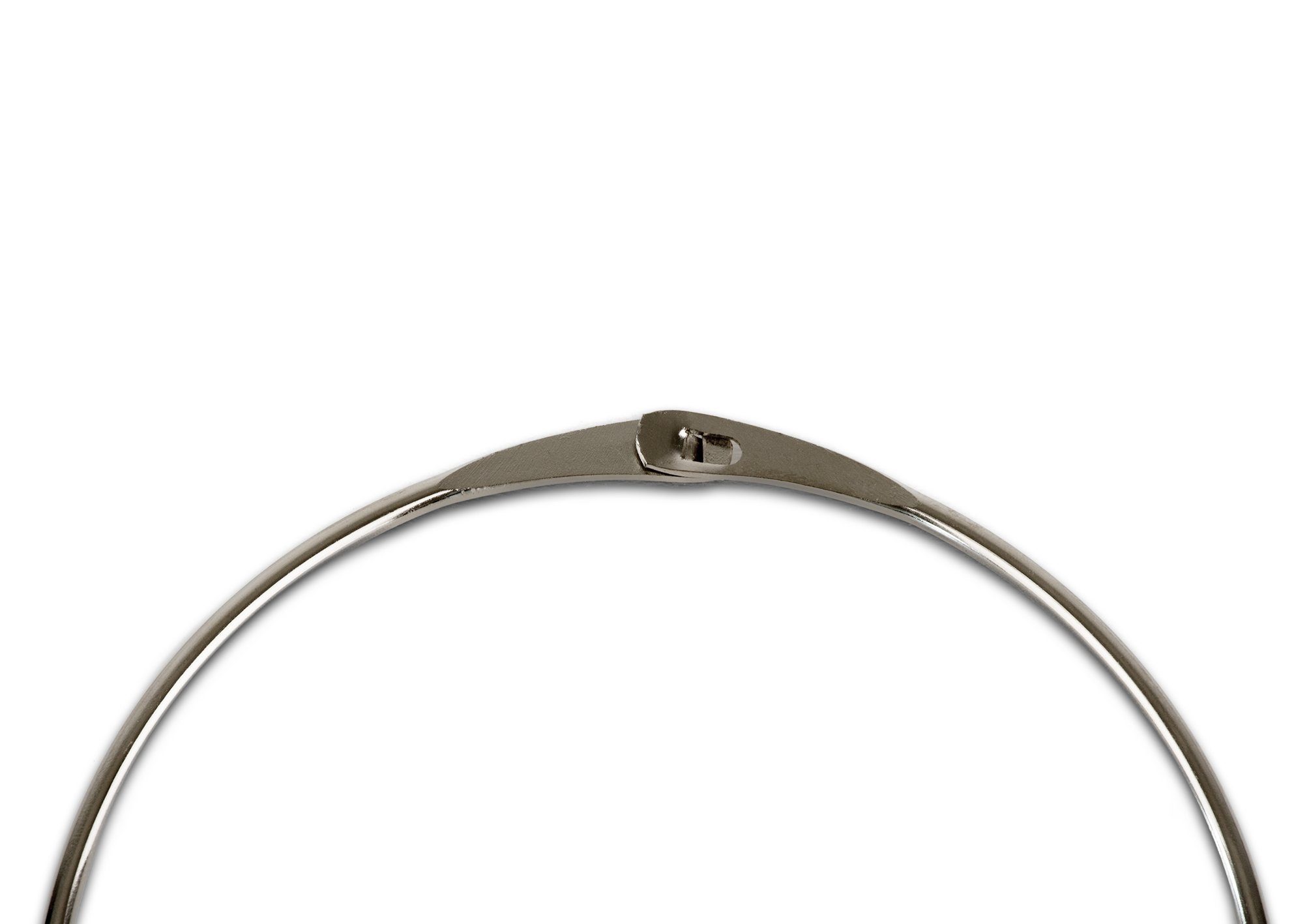 BigDean Schlüsselanhänger Warenring Schlüsselring 150mm mit Schnellverschluss (Set, 3-tlg., XXL Schlüsselring), Schnellverschluss, Retro, Stahl Verzinkt