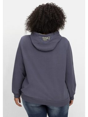 sheego by Joe Browns Kapuzensweatshirt Große Größen mit floralem Frontdruck