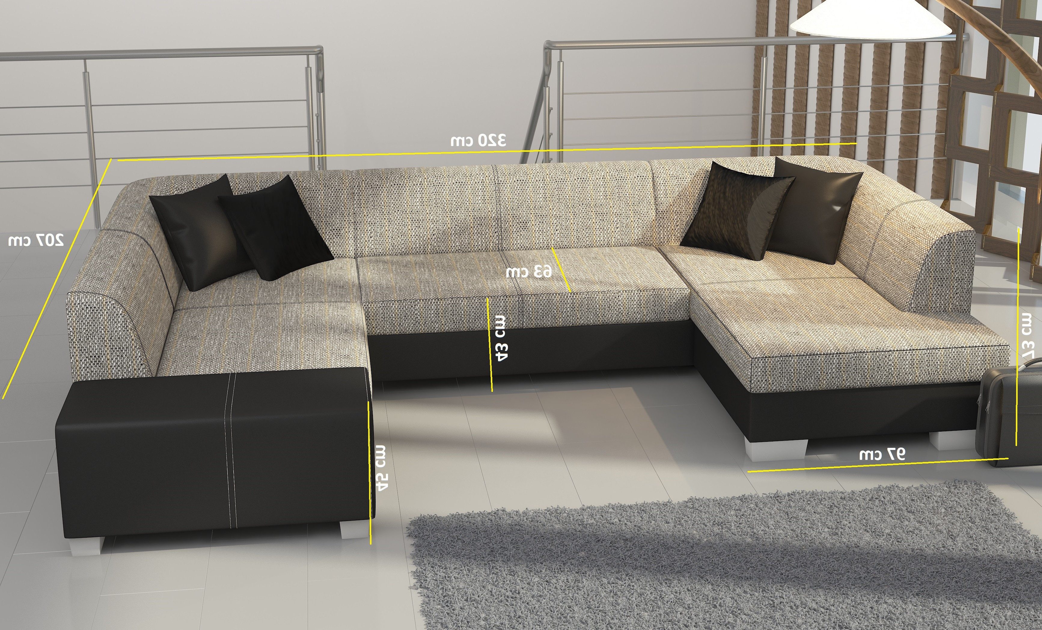 Xlmoebel Loungesessel Moderne Schlafcouch mit Bettfunktion und Polsterung (Schlafcouch mit Bettfunktion), Made in Europa