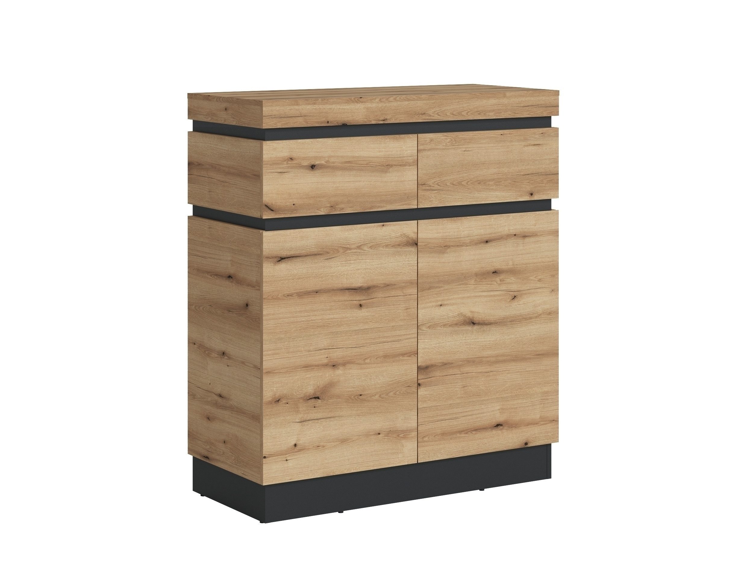 Meble Wójcik Garderoben-Set (2-teilig) Evoke Eiche Dekor - 101x201x45 BxHxT, (2-teilig)