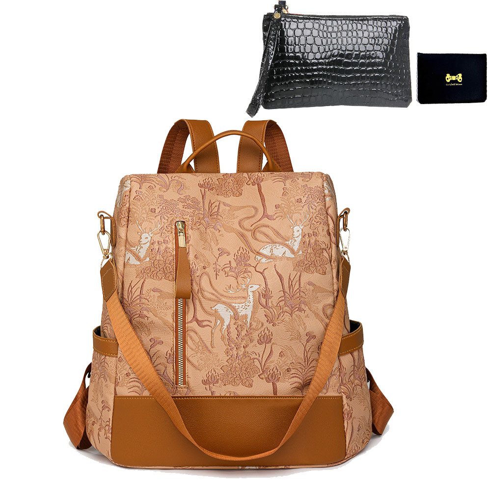 RWEUOQ Cityrucksack Damenrucksack mit Anti-Diebstahl-Design wasserabweisend günstig online kaufen