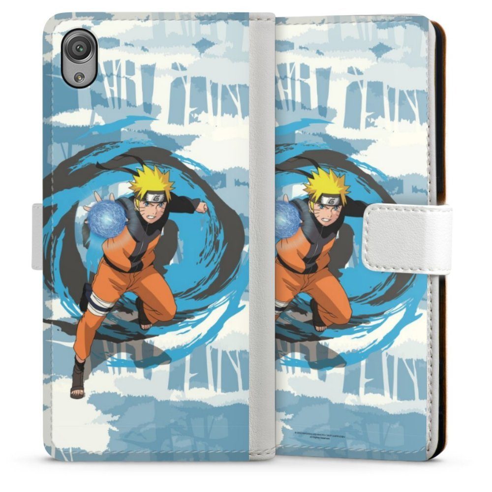 DeinDesign Handyhülle Offizielles Lizenzprodukt Manga Naruto Shippuden Naruto Rasengan, Sony Xperia X Hülle Handy Flip Case Wallet Cover Handytasche Leder